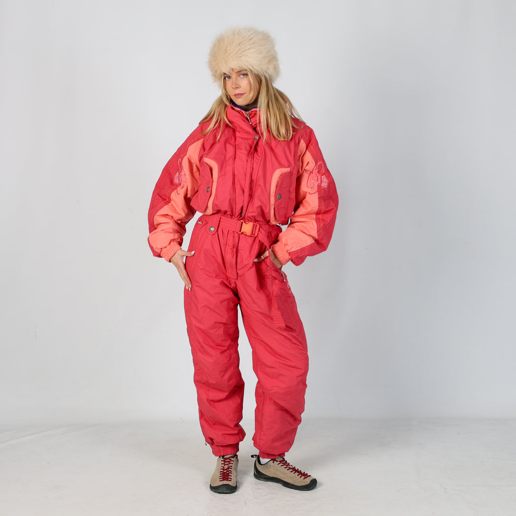 Coral 90s Diadora Ski Suit  (M)