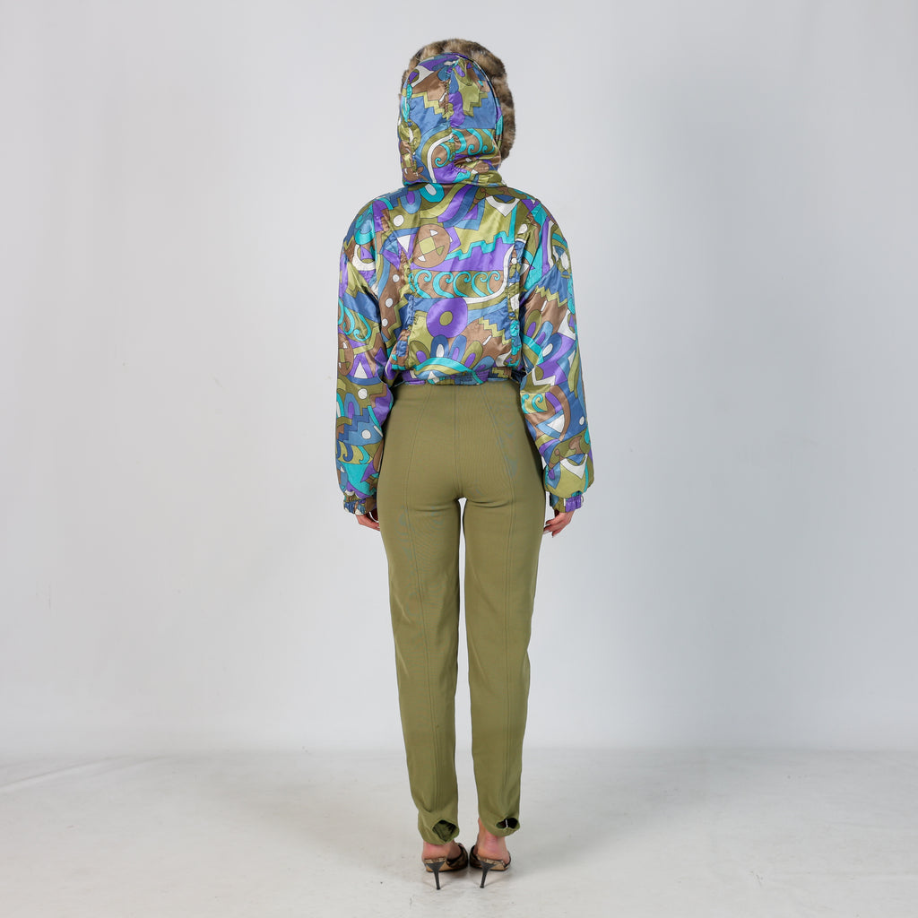 Dark Green 80s Silvy Ski Suit  (S)