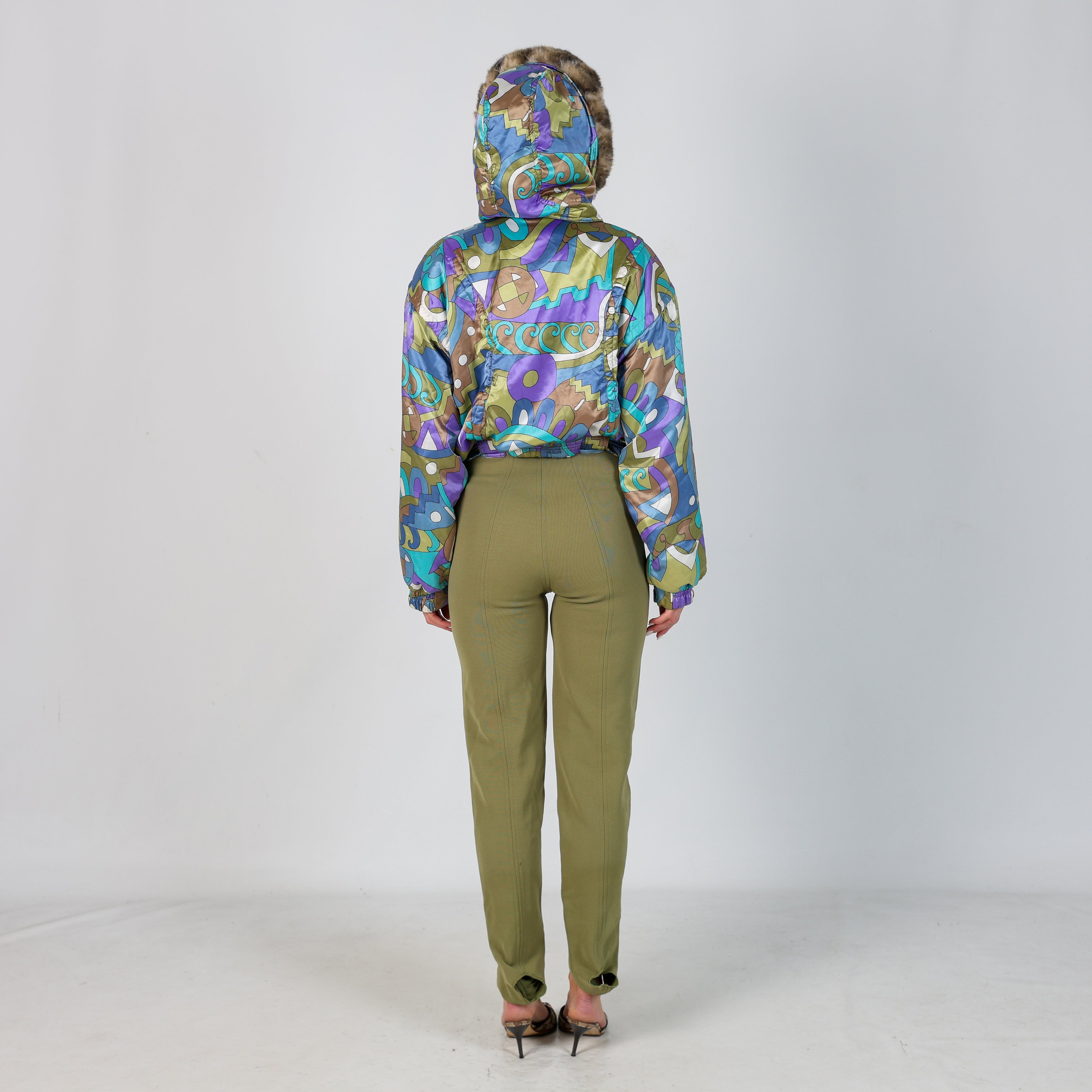 Dark Green 80s Silvy Ski Suit  (S)