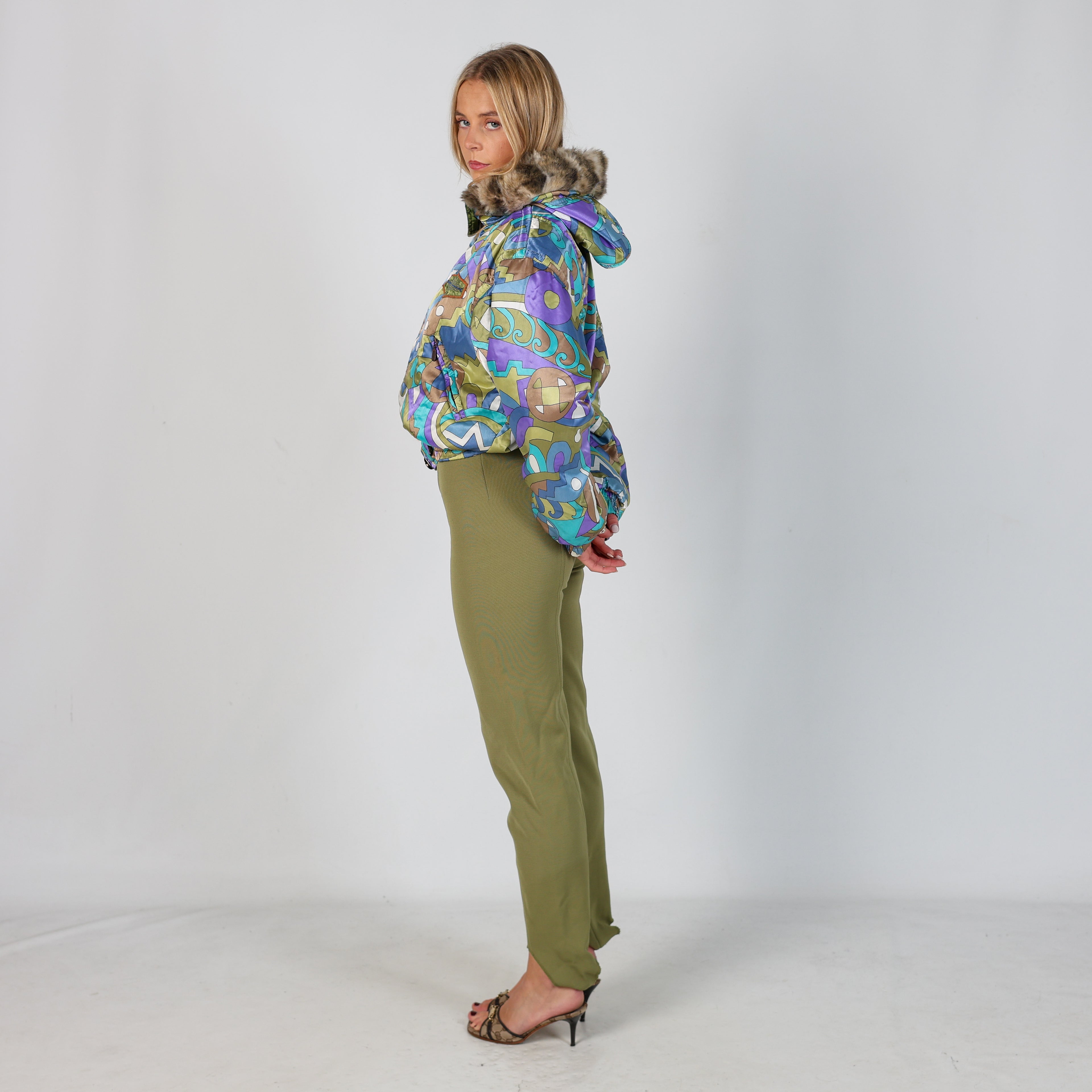 Dark Green 80s Silvy Ski Suit  (S)