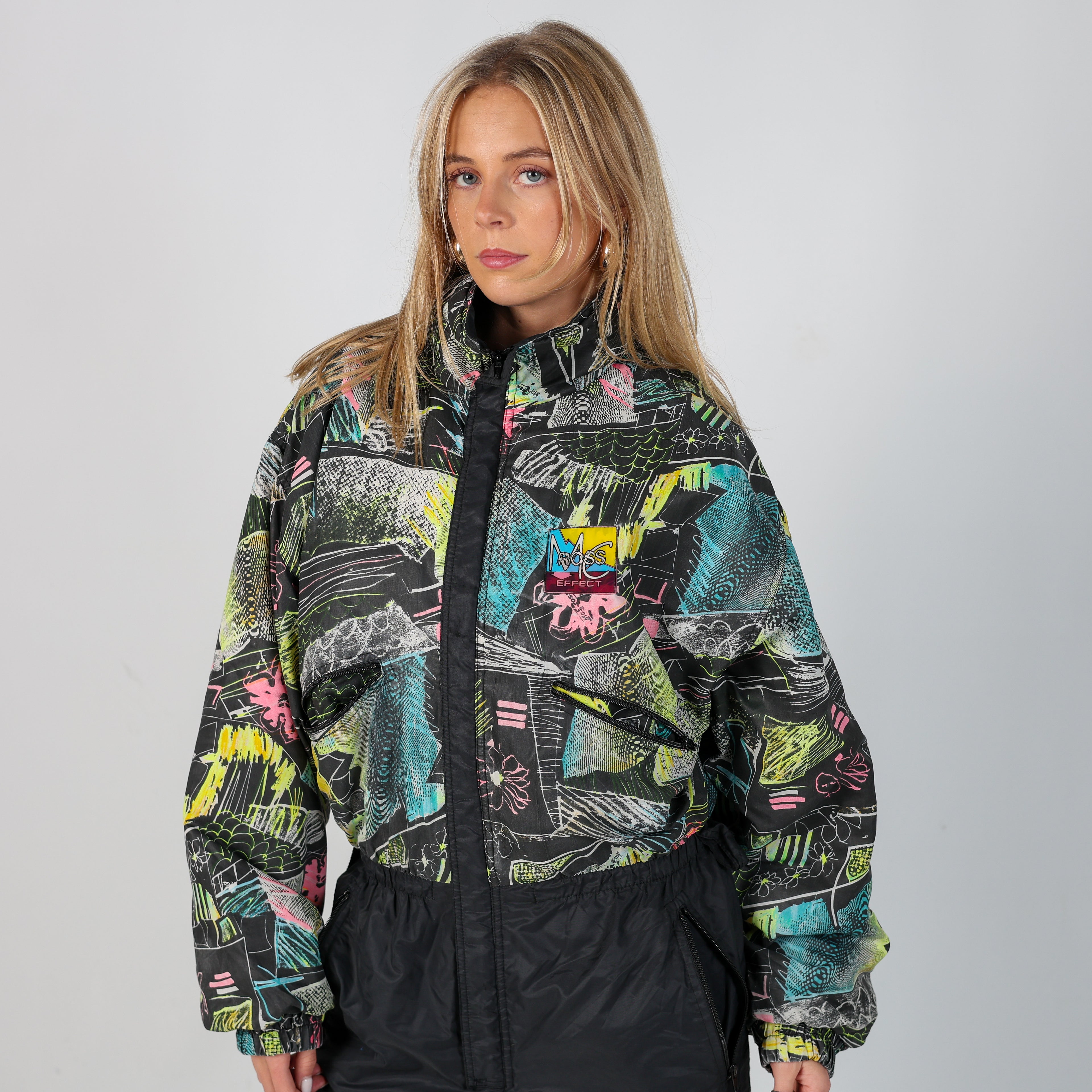 Black 90s MC Ross Ski Suit  (S)