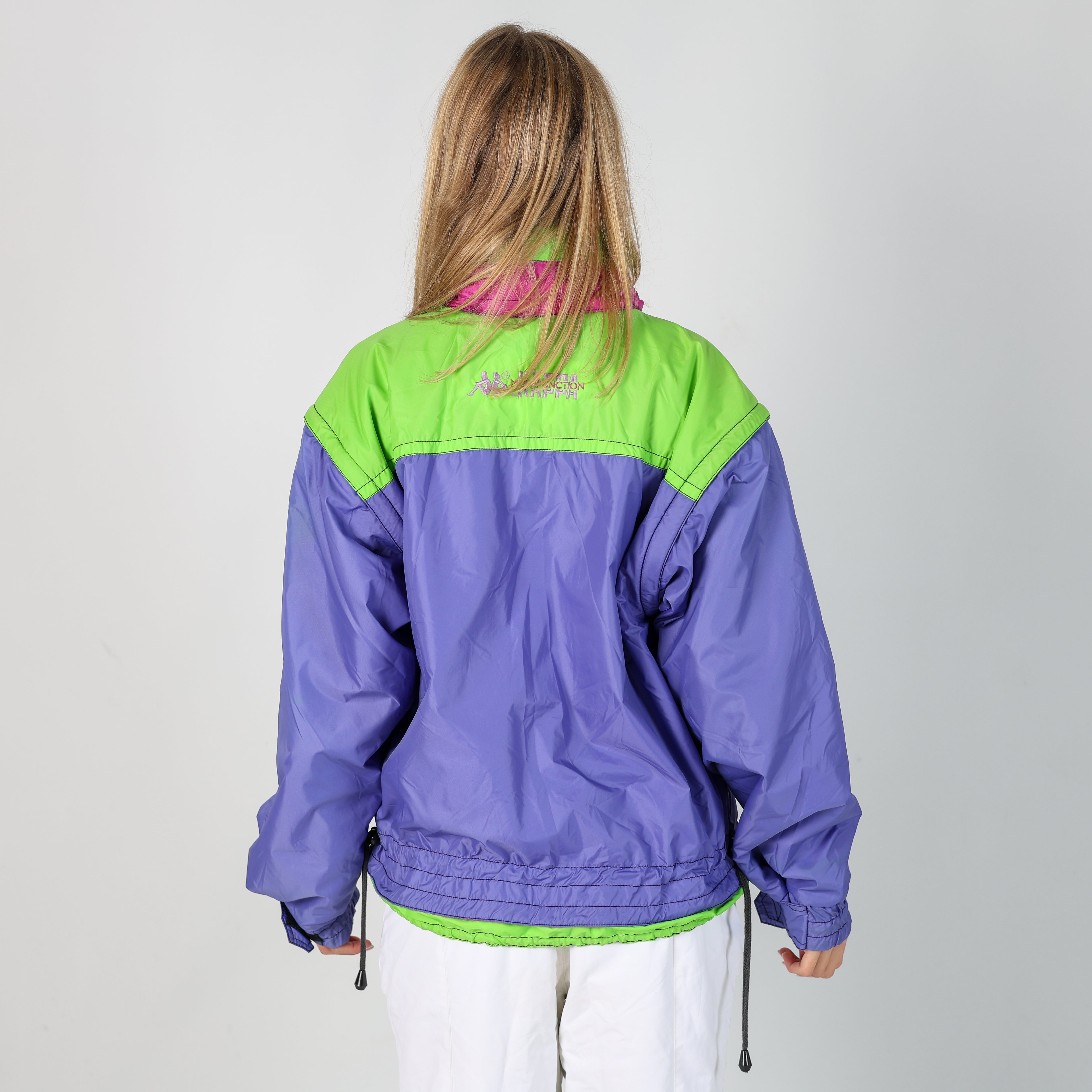 Purple y2ks Kappa Ski Jacket Fleece Lined (M)