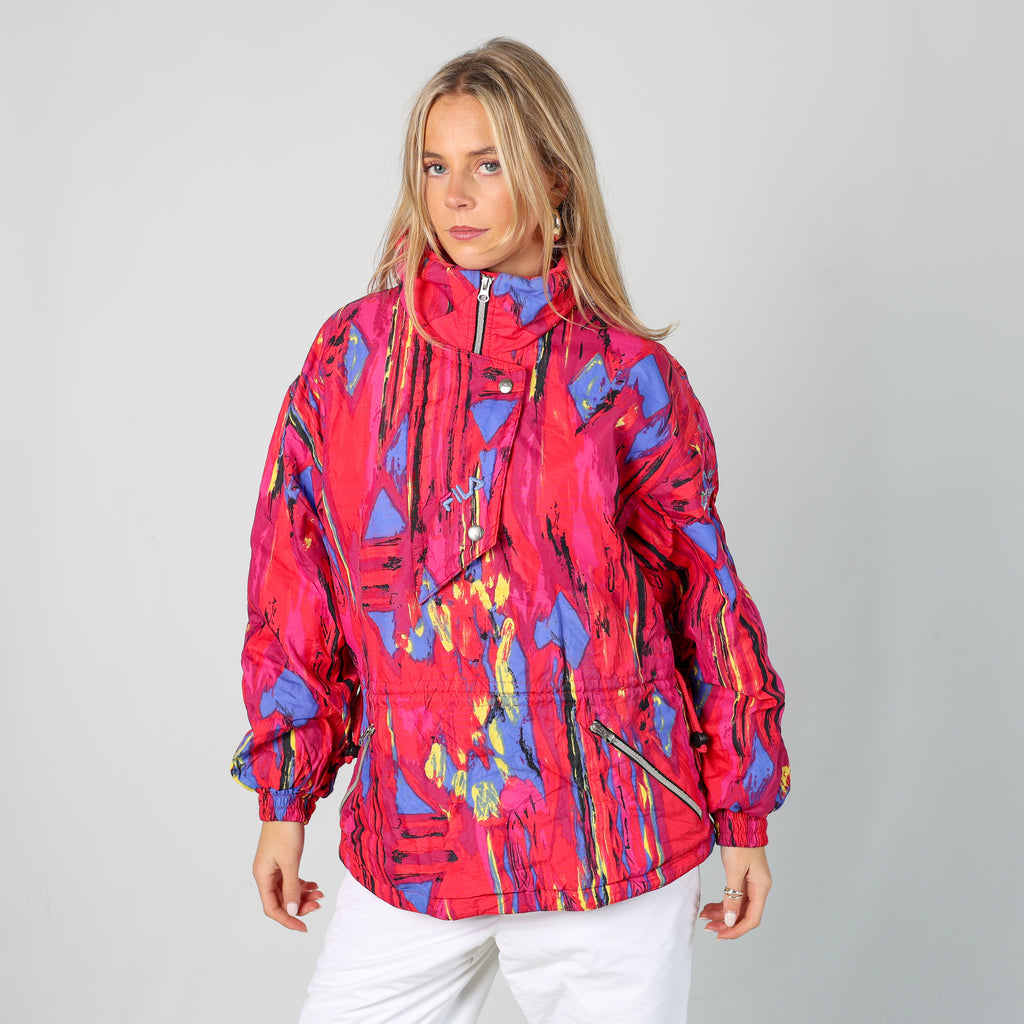 Pink 80s Fila Ski Jacket  (M)