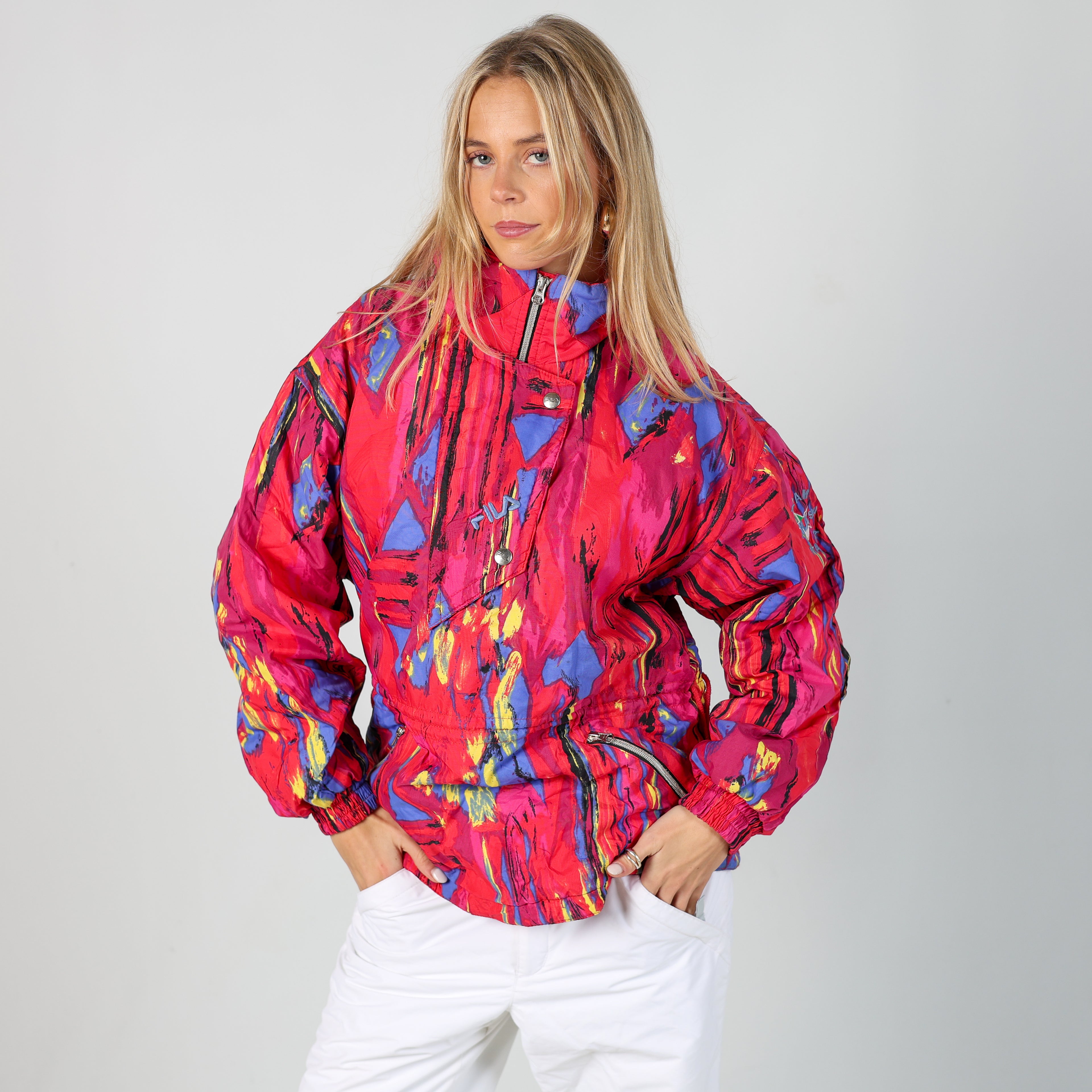 Pink 80s Fila Ski Jacket  (M)