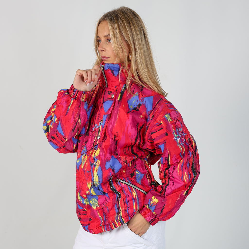Pink 80s Fila Ski Jacket  (M)