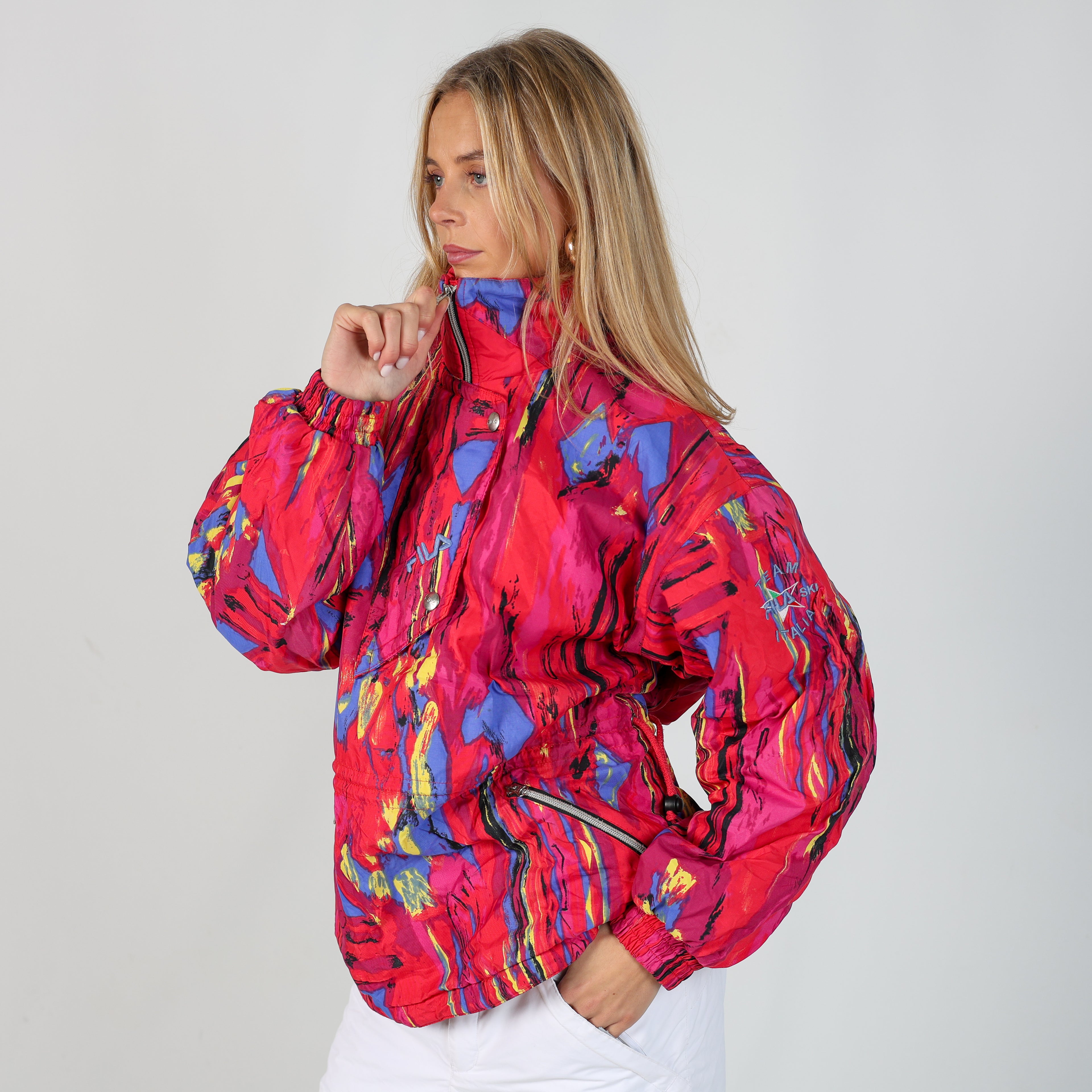 Pink 80s Fila Ski Jacket  (M)