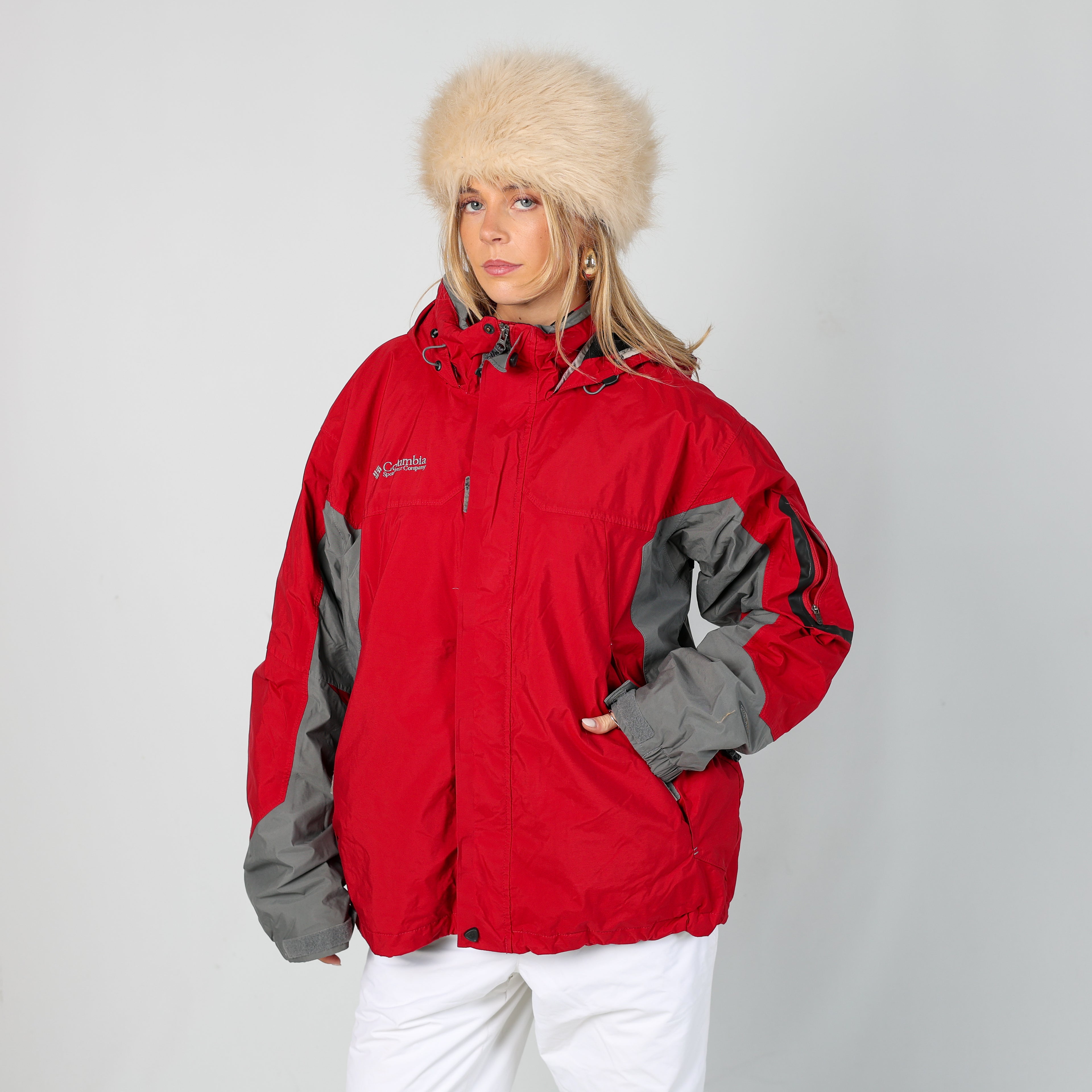 Red y2ks Columbia Ski Jacket  (L)