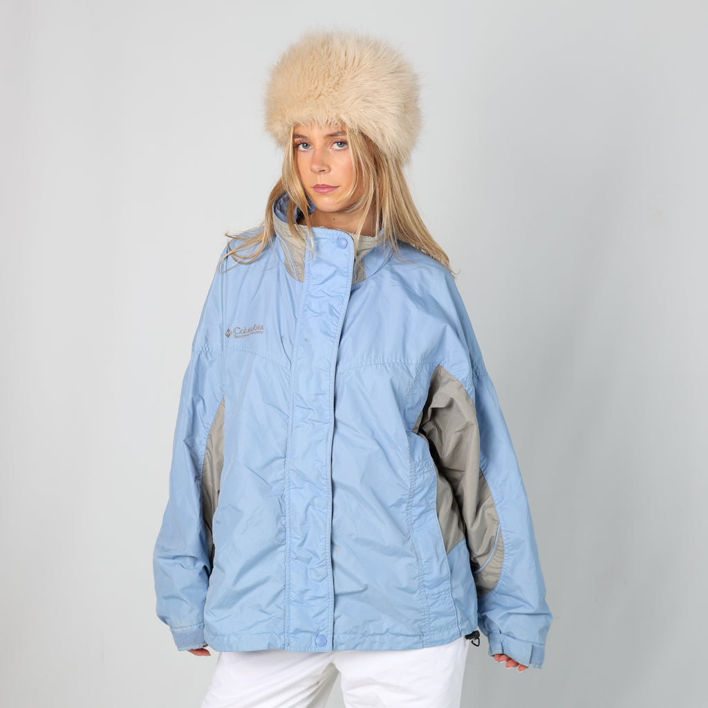 Light Blue y2ks Columbia Ski Jacket  (XL)