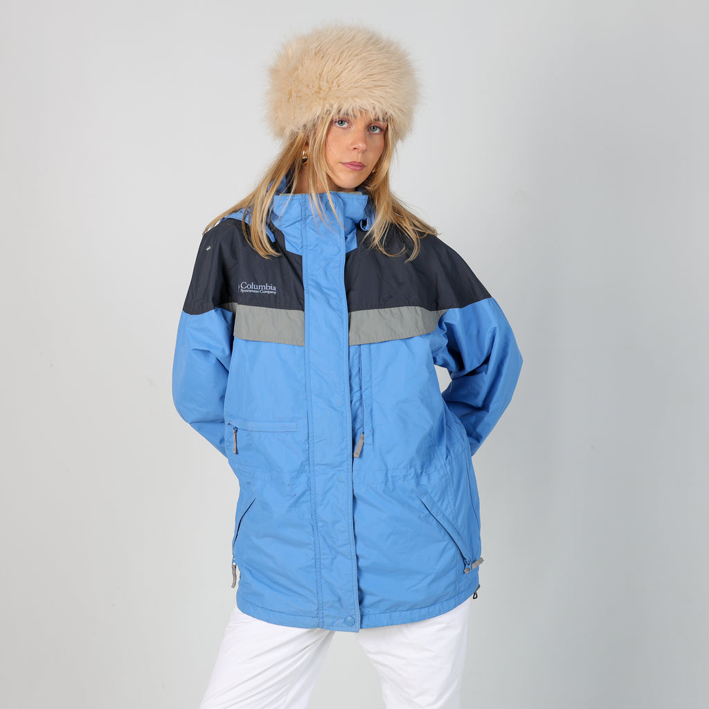 Light Blue y2ks Columbia Ski Jacket  (M)