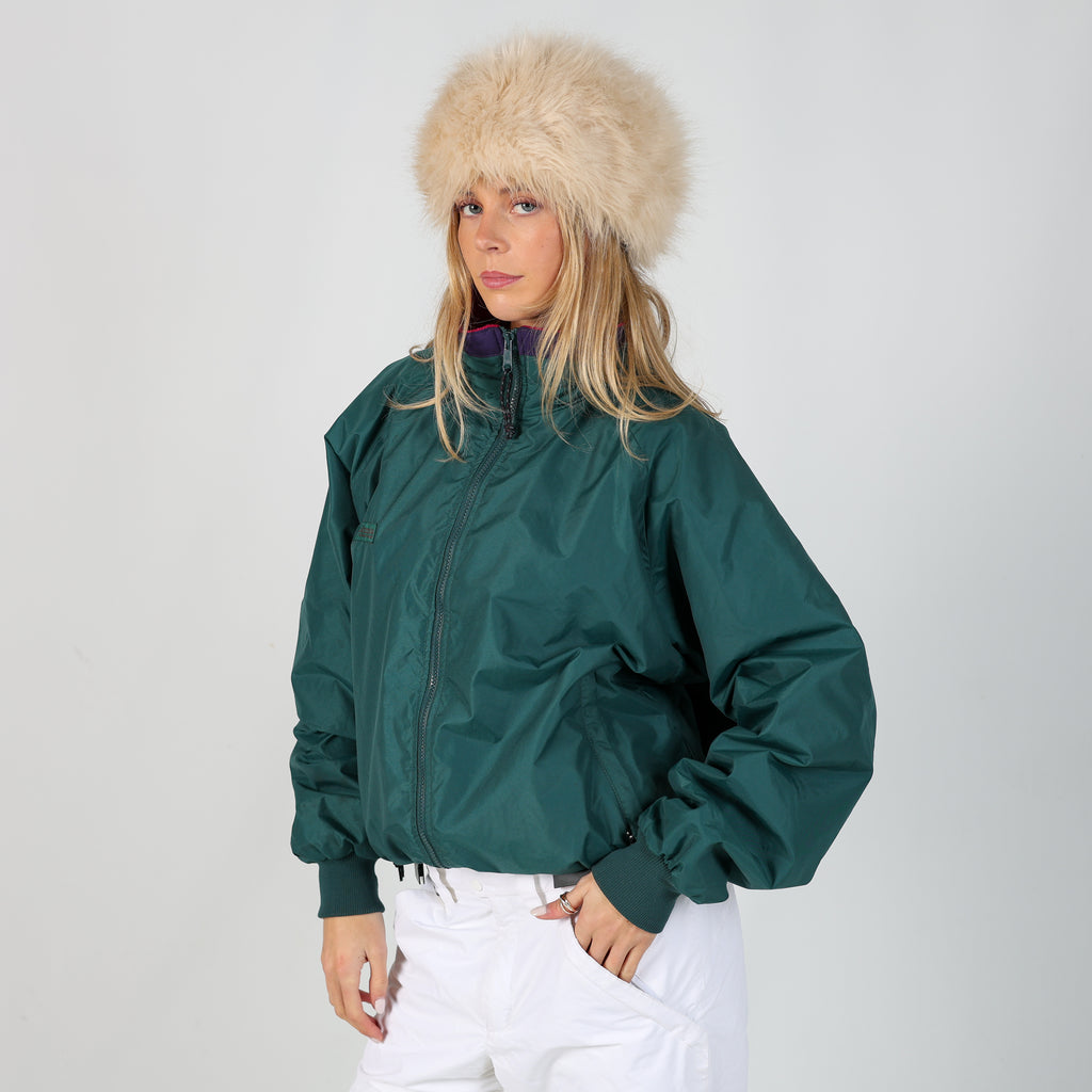 Dark Green y2ks Columbia Ski Jacket  (M)