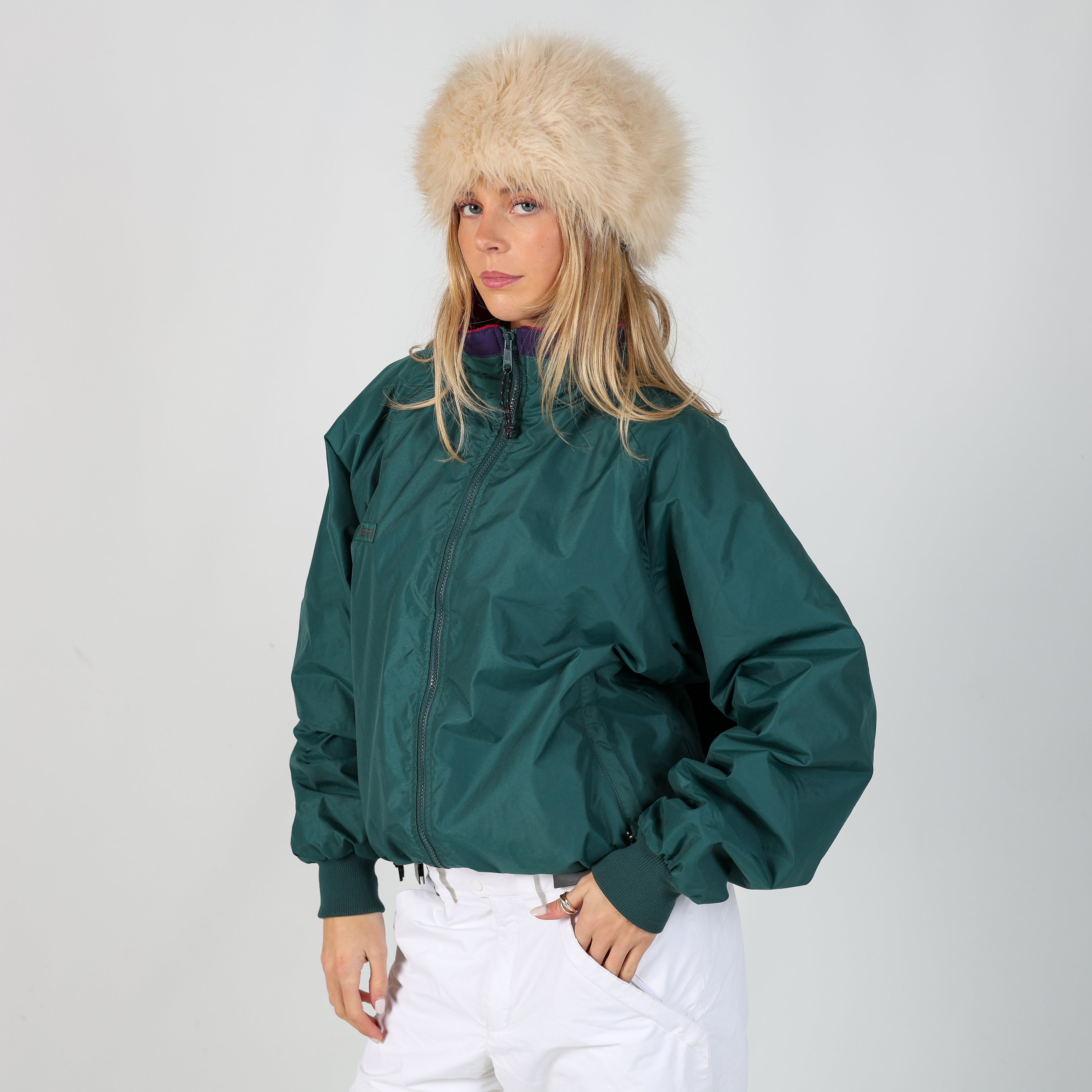 Dark Green y2ks Columbia Ski Jacket  (M)