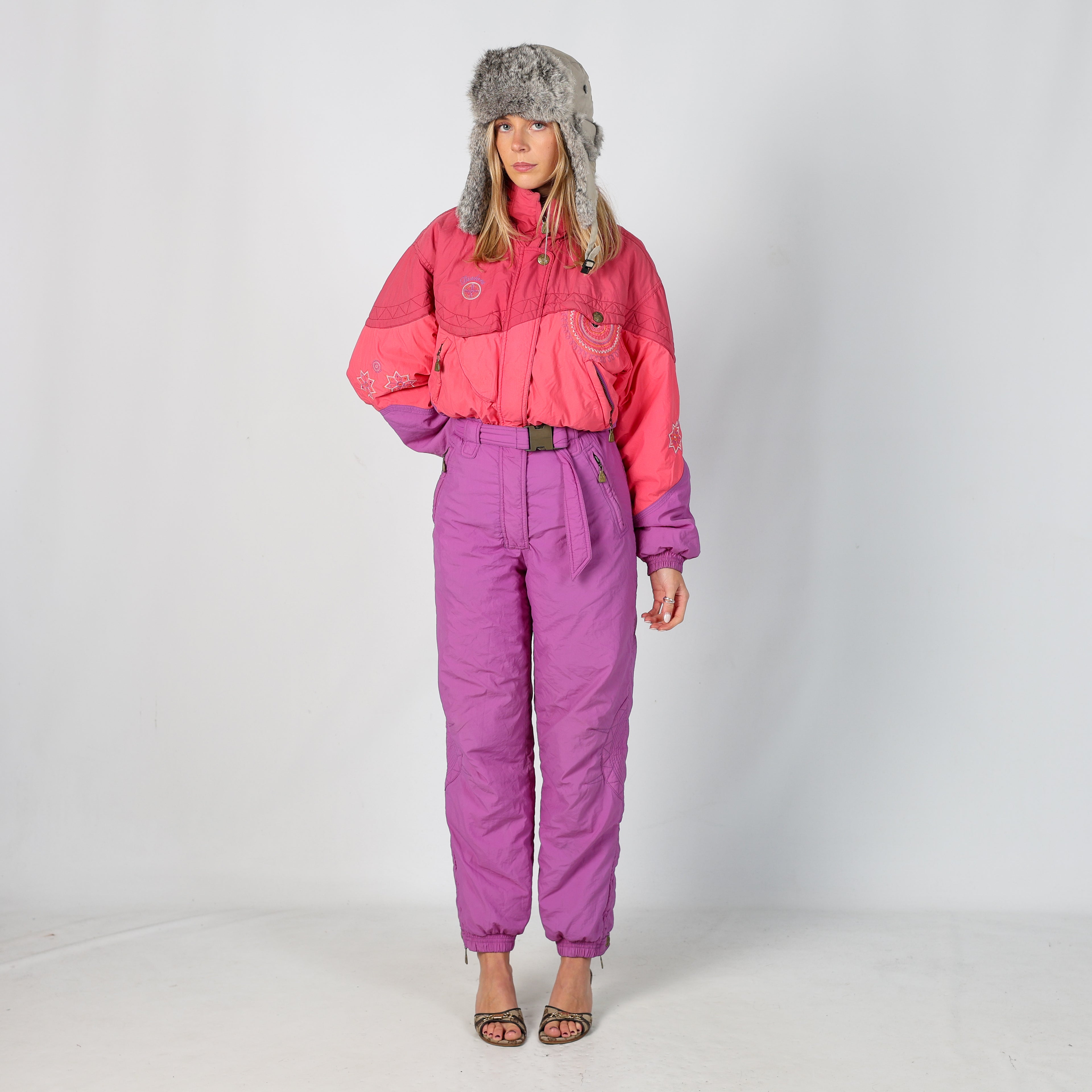Purple 90s Diadora Ski Suit  (S)