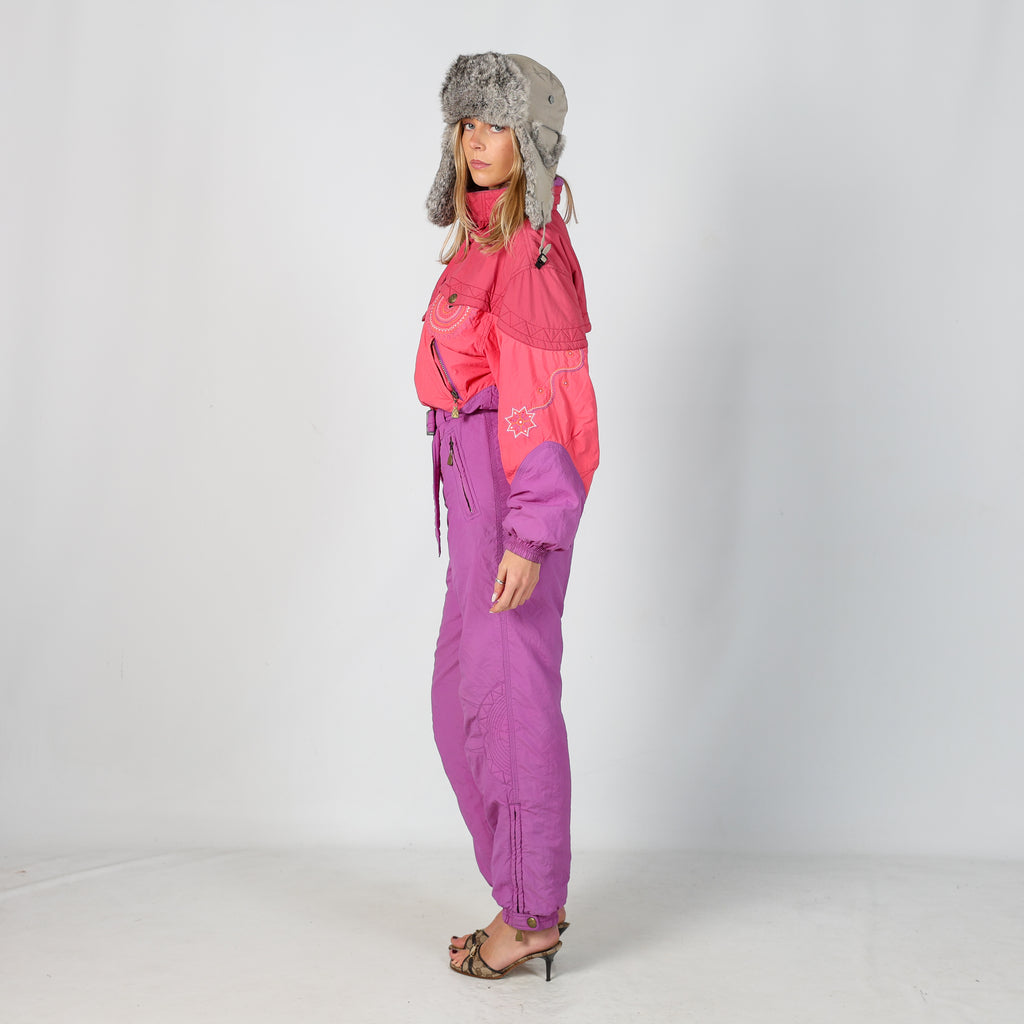 Purple 90s Diadora Ski Suit  (S)