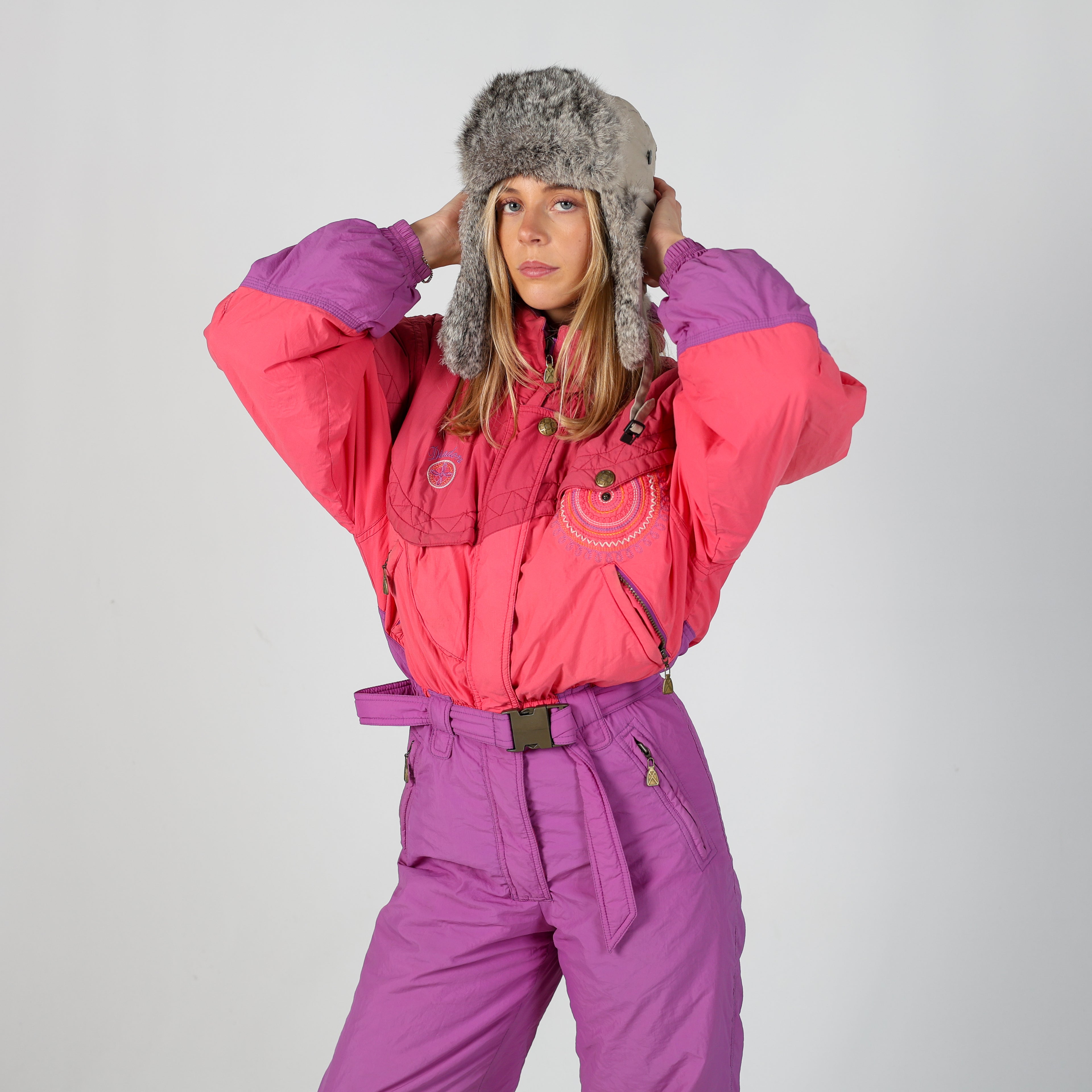 Purple 90s Diadora Ski Suit  (S)