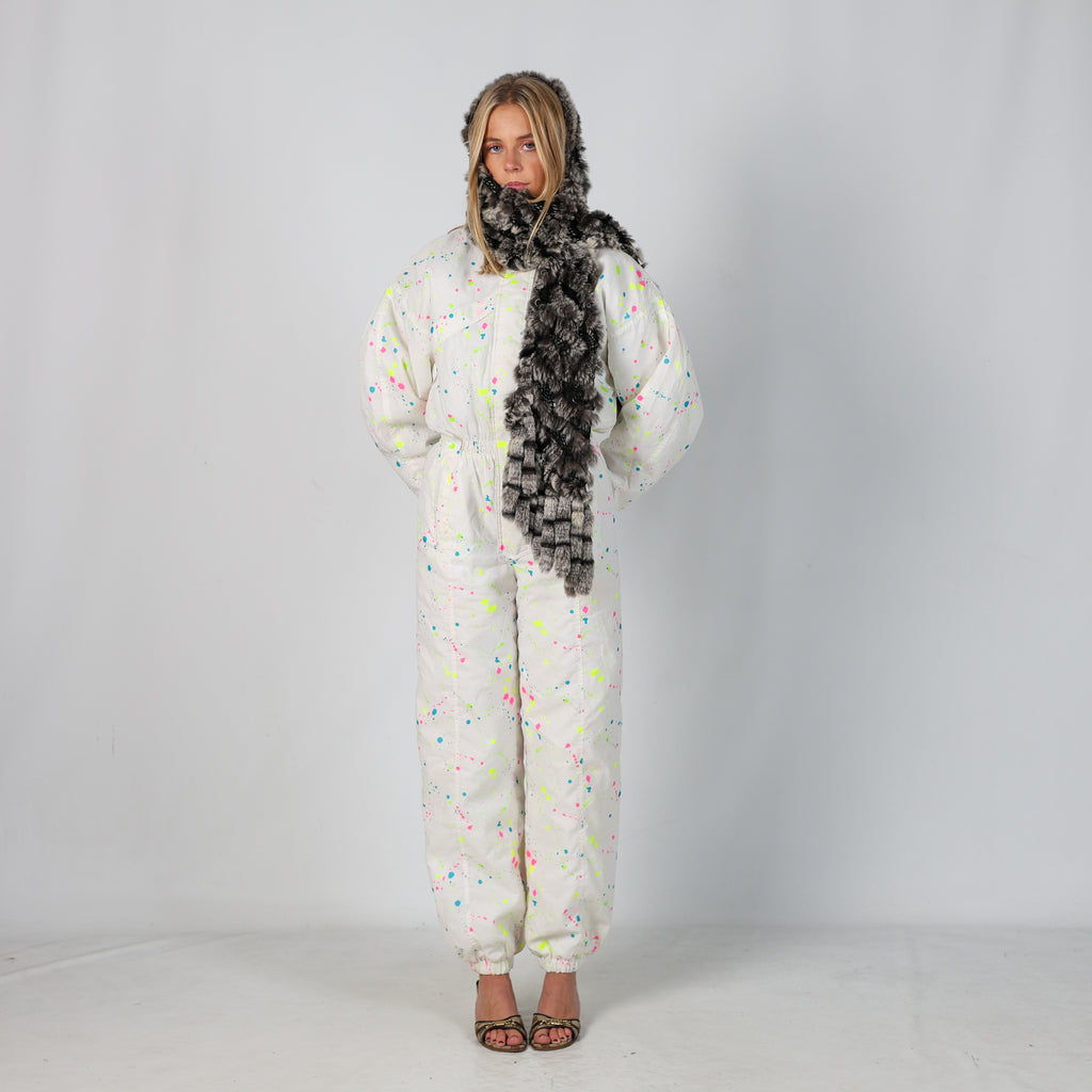 Ivory 80s Cis Sportwear Ski Suit  (XS)