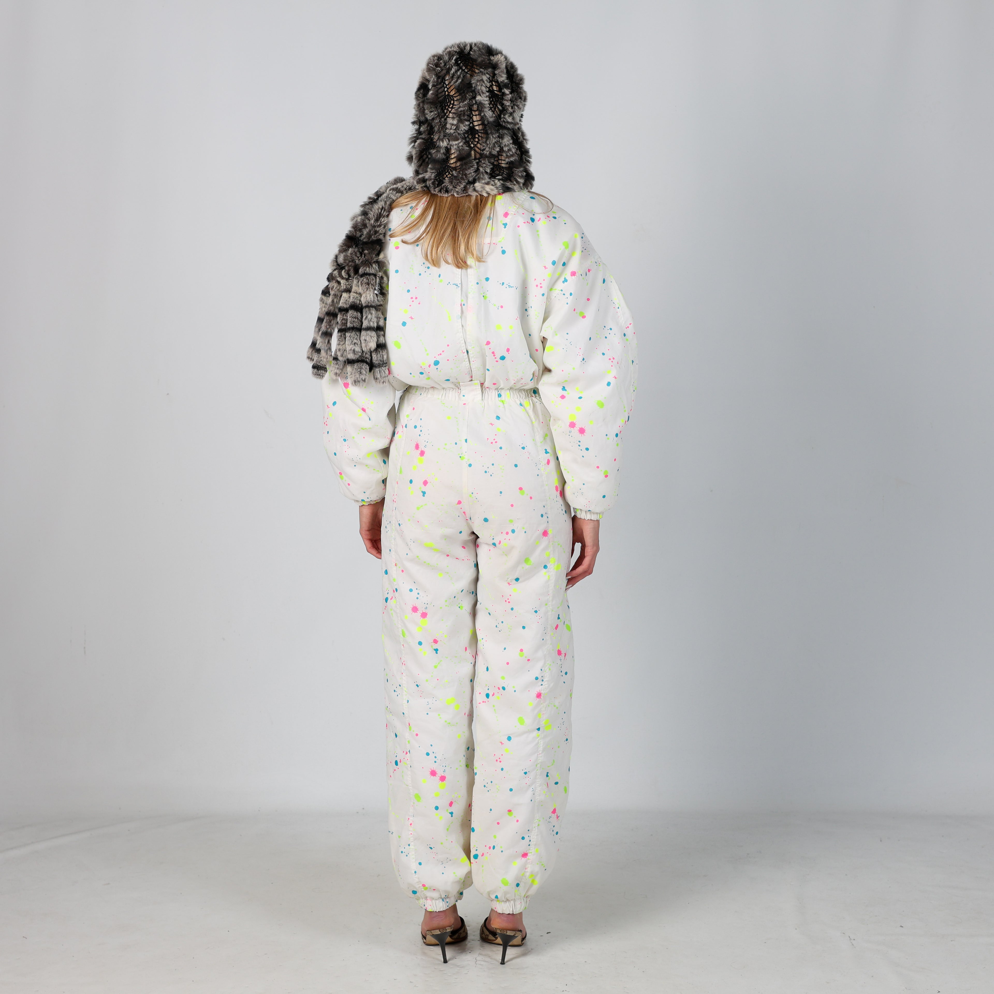 Ivory 80s Cis Sportwear Ski Suit  (XS)