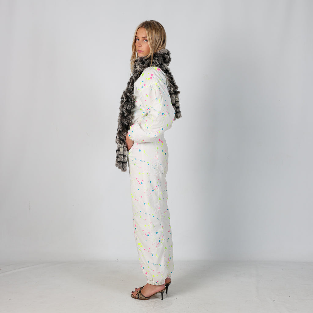 Ivory 80s Cis Sportwear Ski Suit  (XS)