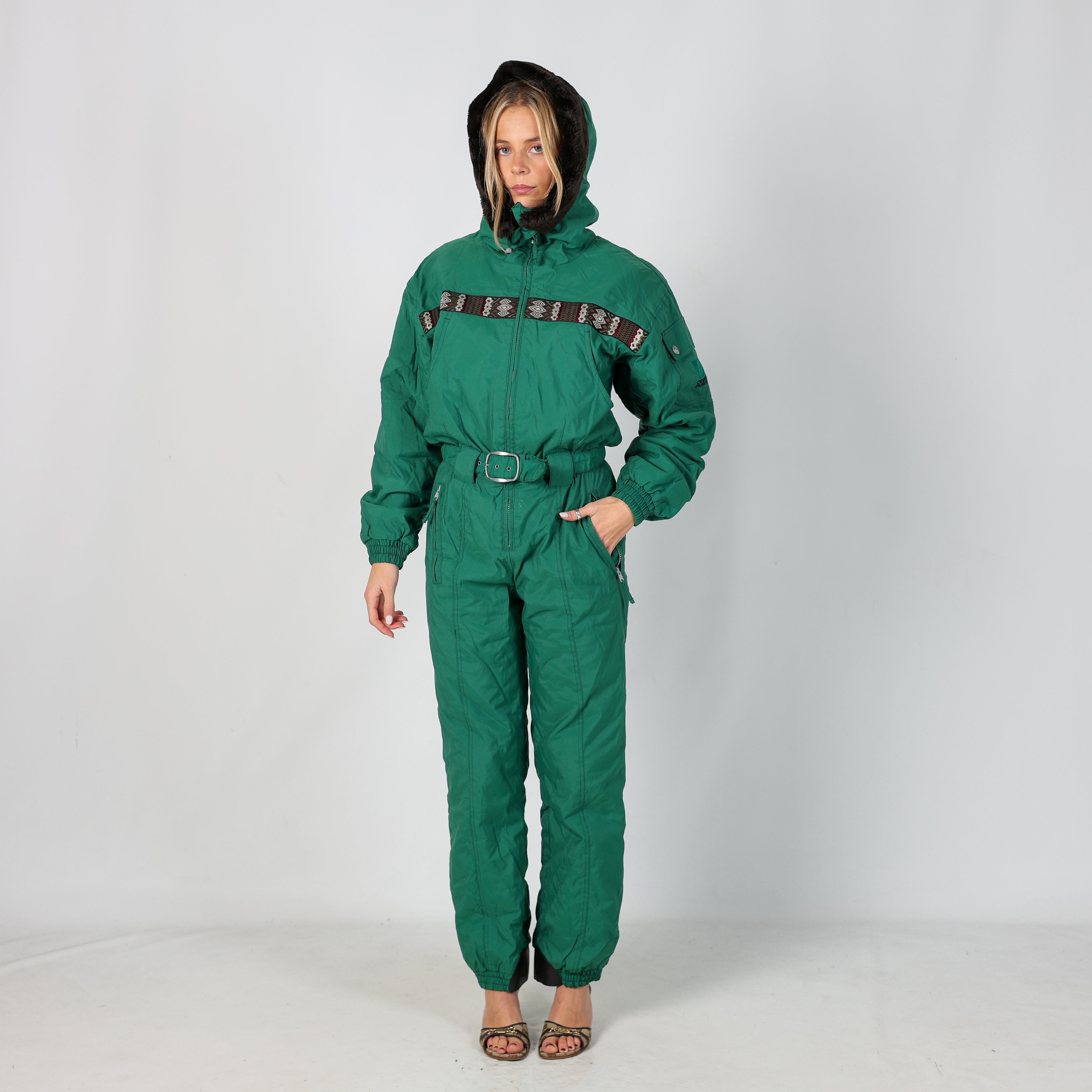 Dark Green y2ks Ciesse Piumini Ski Suit  (S)