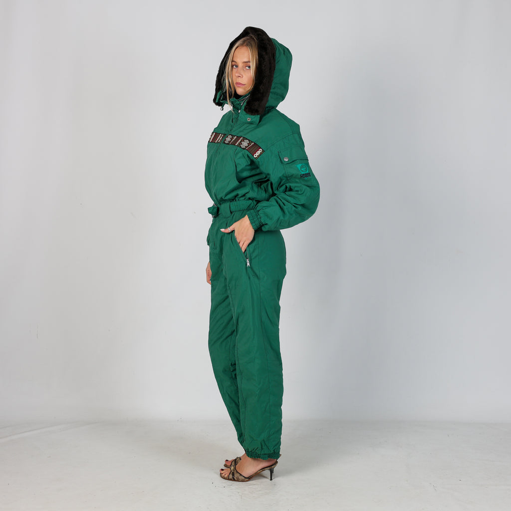 Dark Green y2ks Ciesse Piumini Ski Suit  (S)