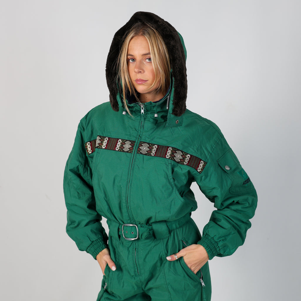 Dark Green y2ks Ciesse Piumini Ski Suit  (S)