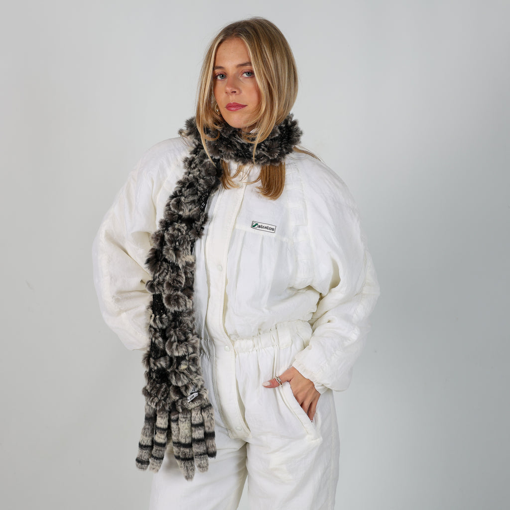 Ivory 80s Stratos Ski Suit  (S)