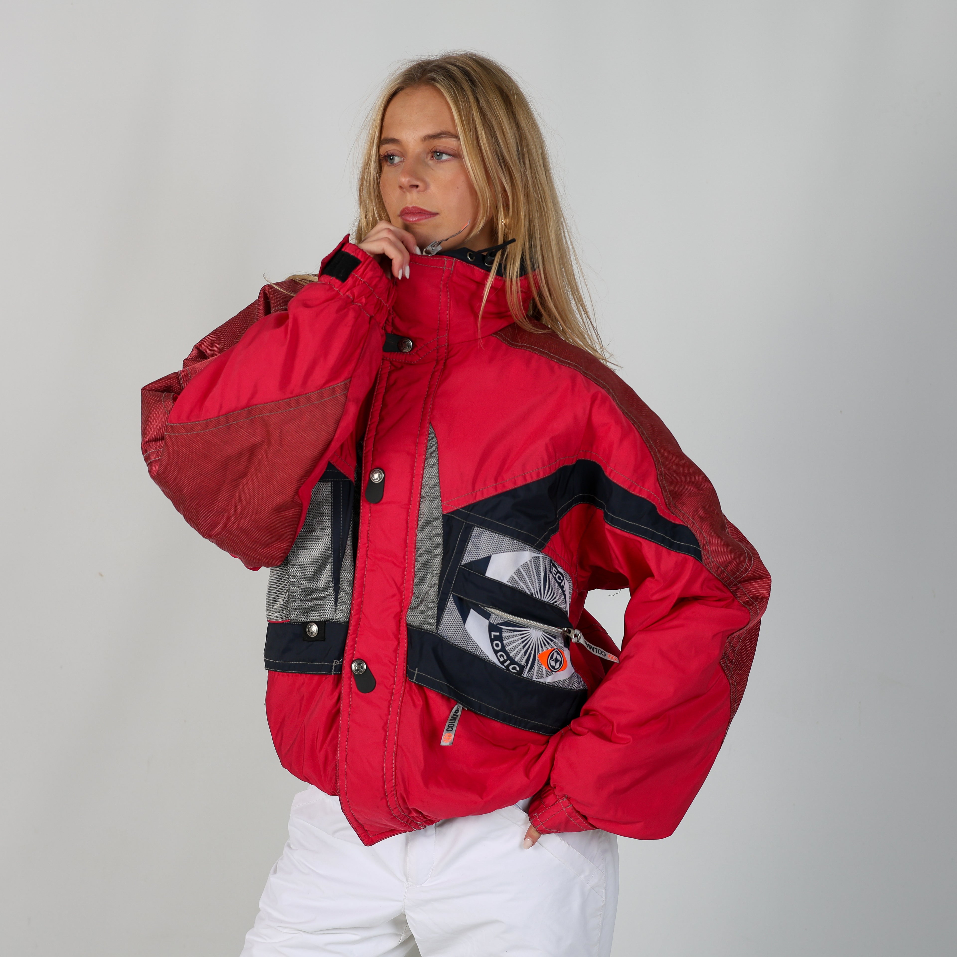 Red 90s Colmar Ski Jacket  (XL)