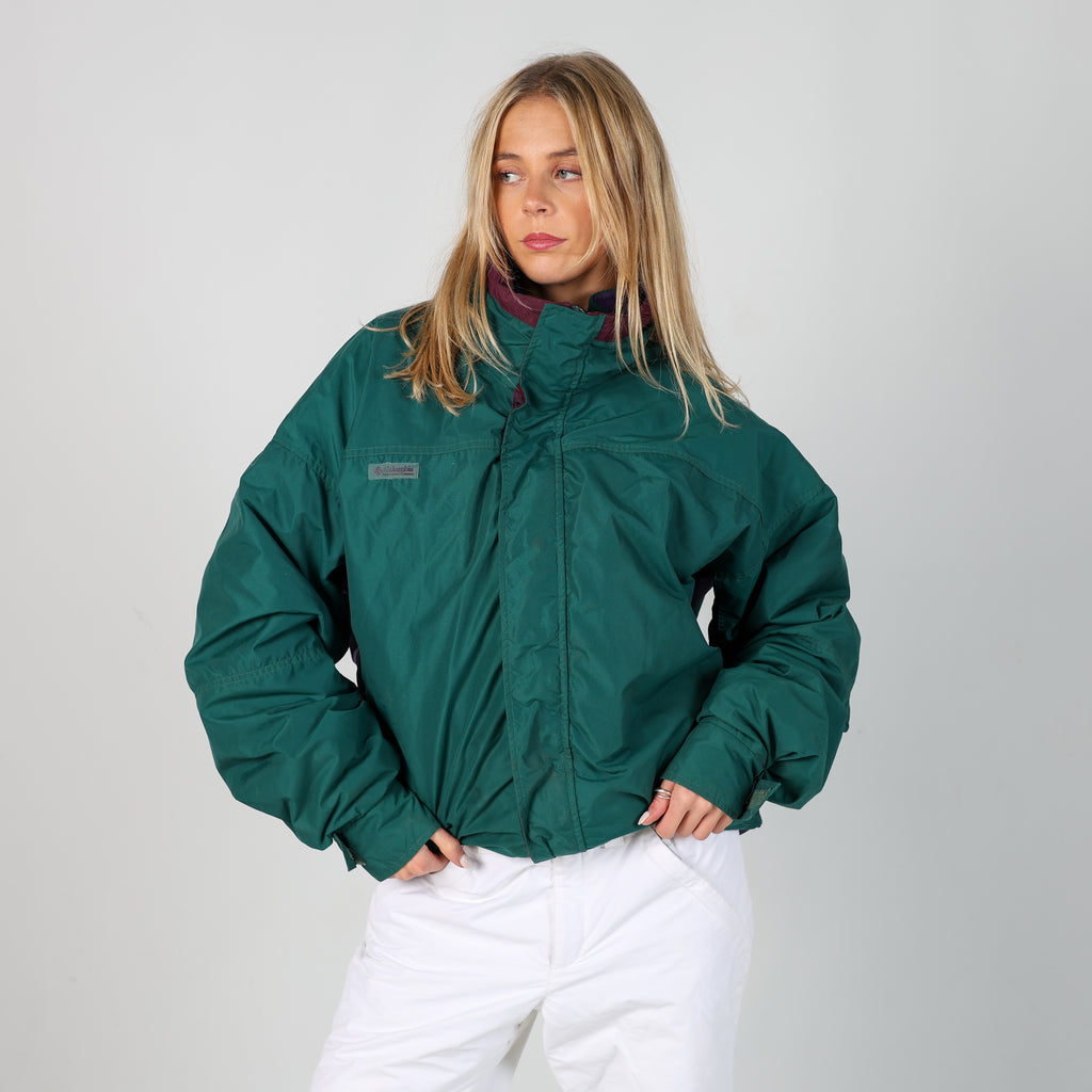 Dark Green 90s Columbia Ski Jacket  (XL)
