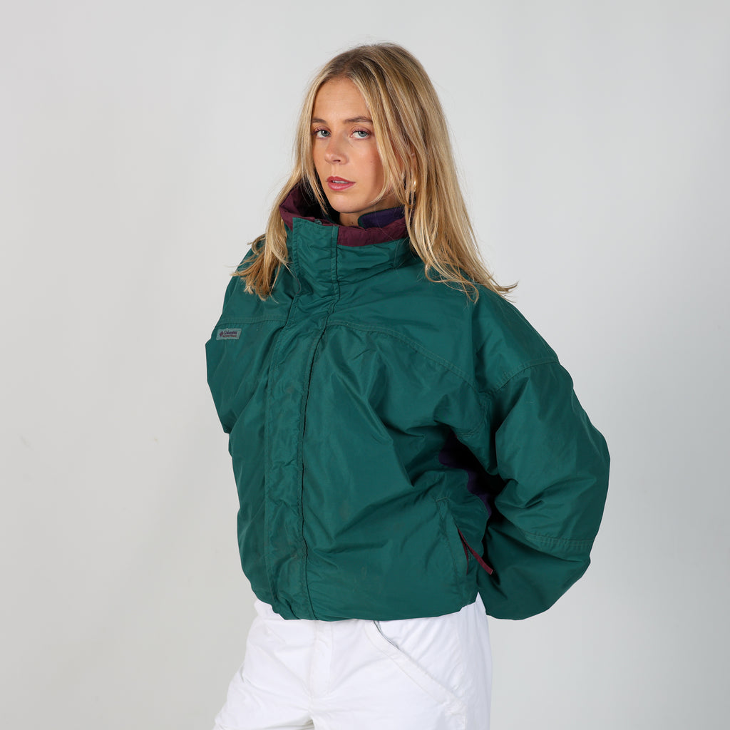 Dark Green 90s Columbia Ski Jacket  (XL)