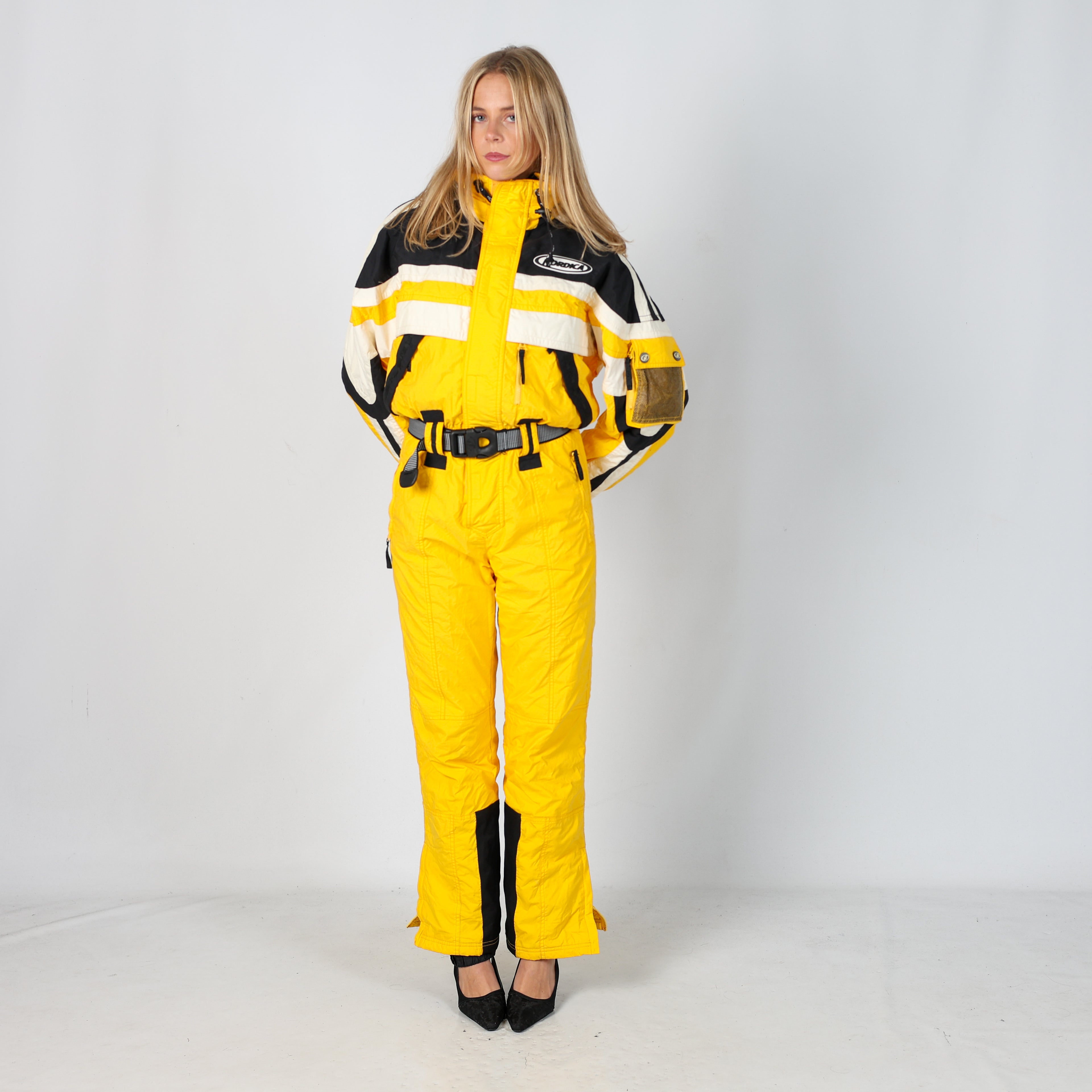 Yellow y2ks Nordica Ski Suit  (S)