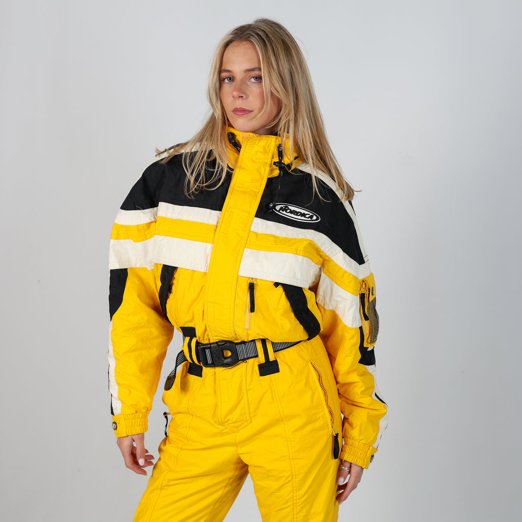 Yellow y2ks Nordica Ski Suit  (S)