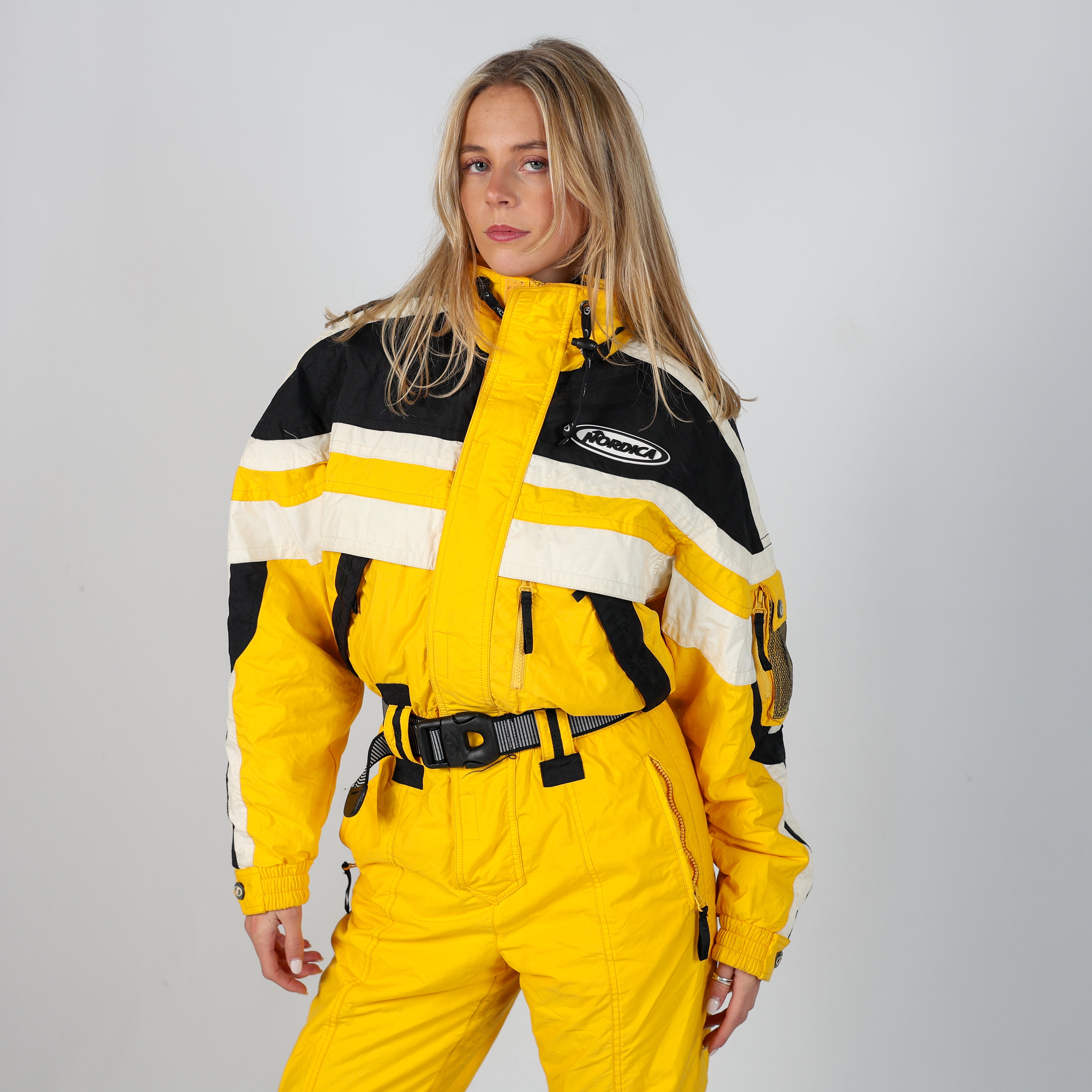 Yellow y2ks Nordica Ski Suit  (S)