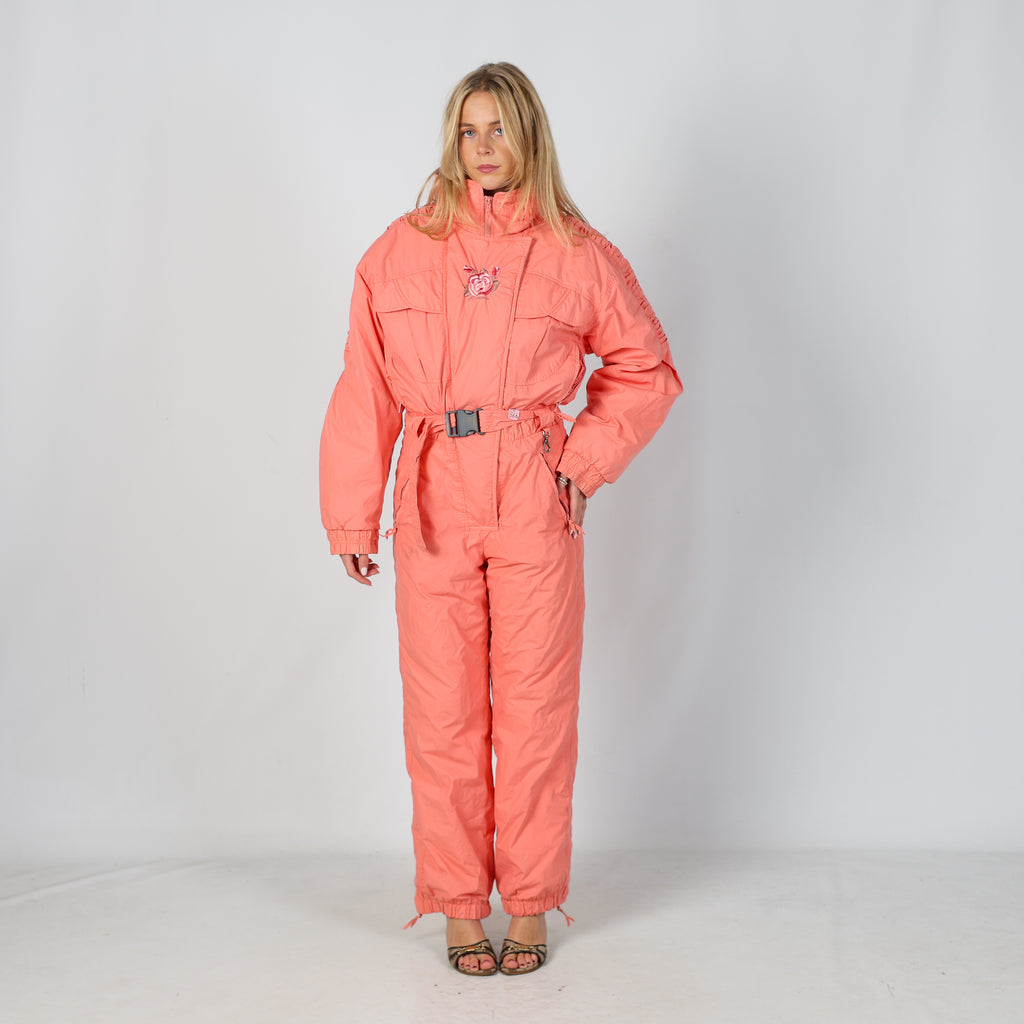 Baby Pink 80s Diadora Ski Suit  (S)