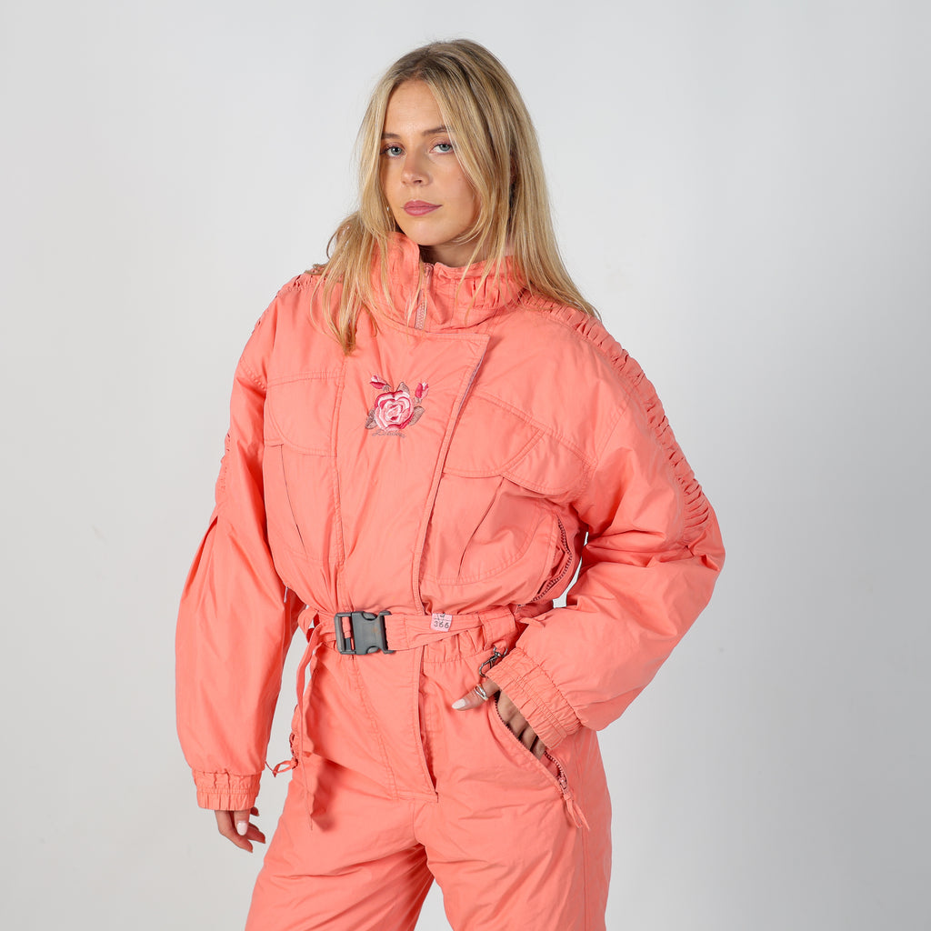 Baby Pink 80s Diadora Ski Suit  (S)