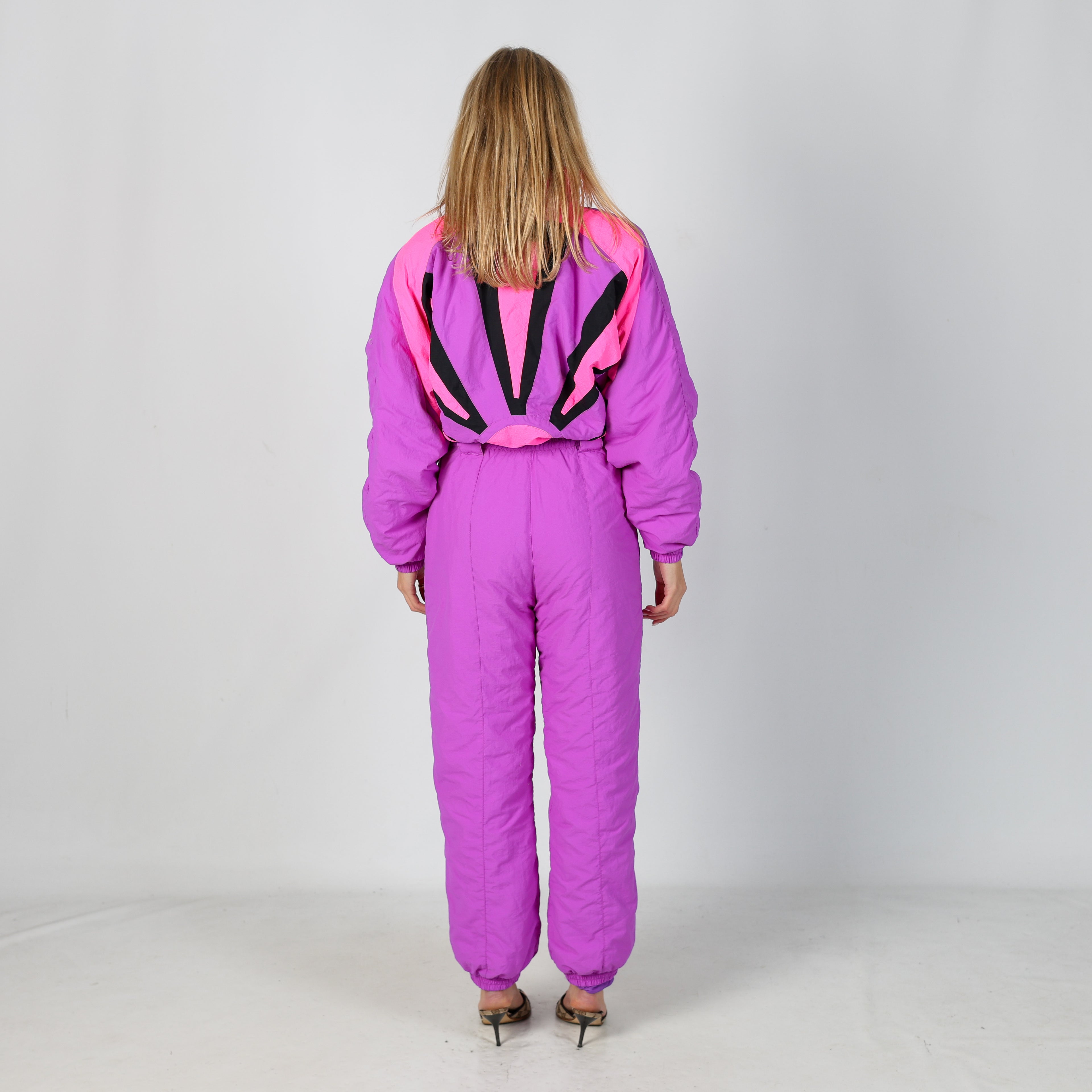 Purple 80s MC Ross Ski Suit  (S)