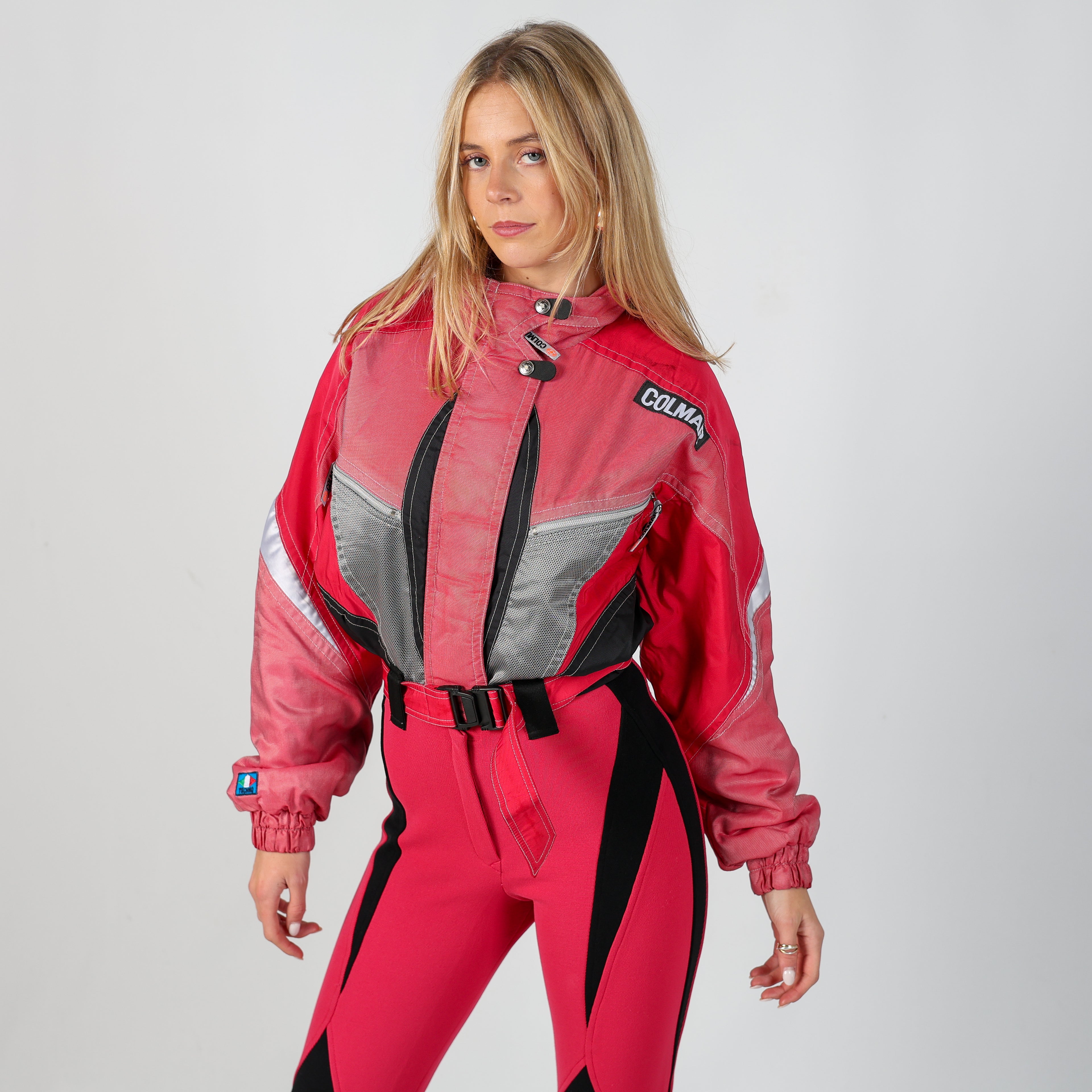 Red 90s Colmar Ski Suit  (XS)