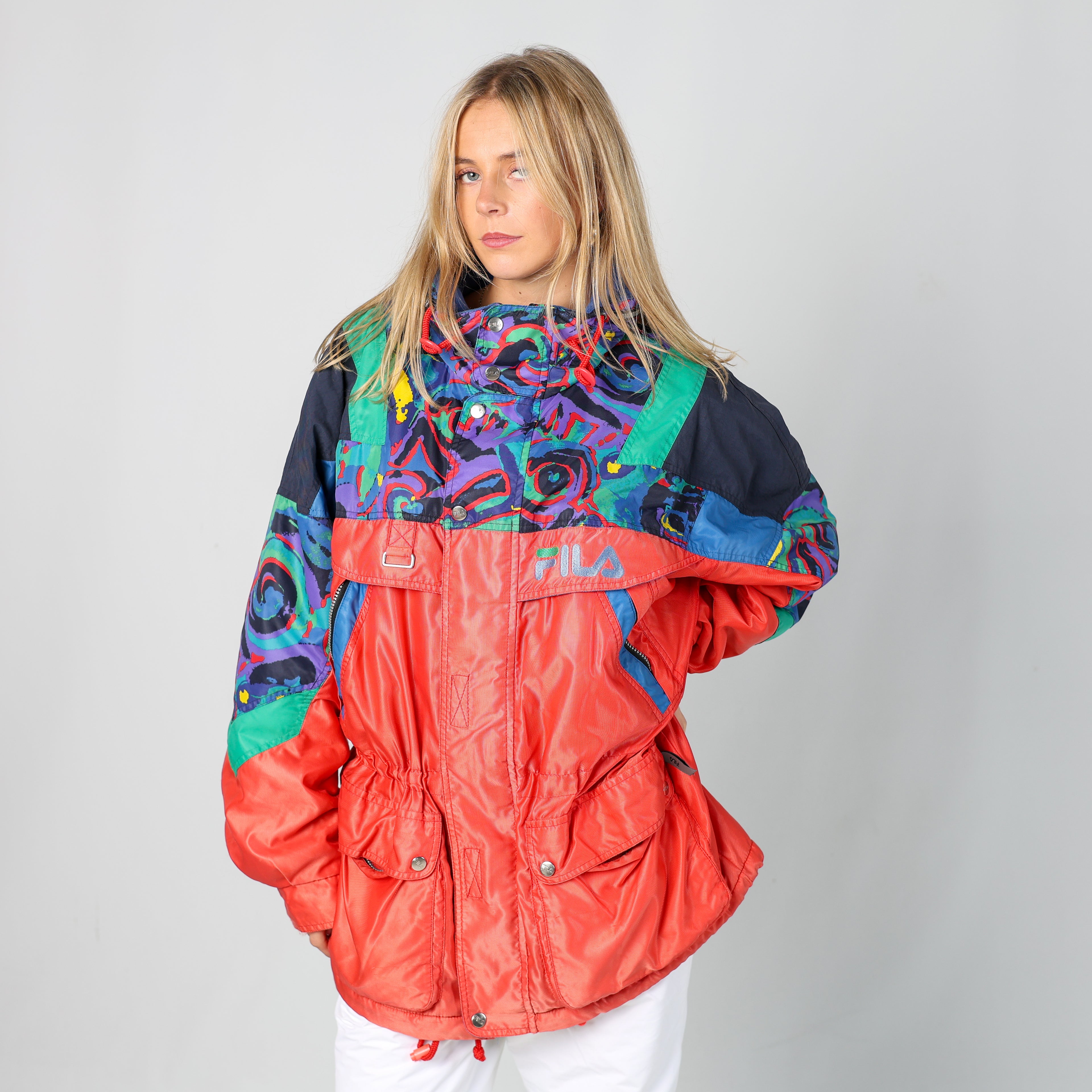 Red 80s Fila Ski Jacket  (M)