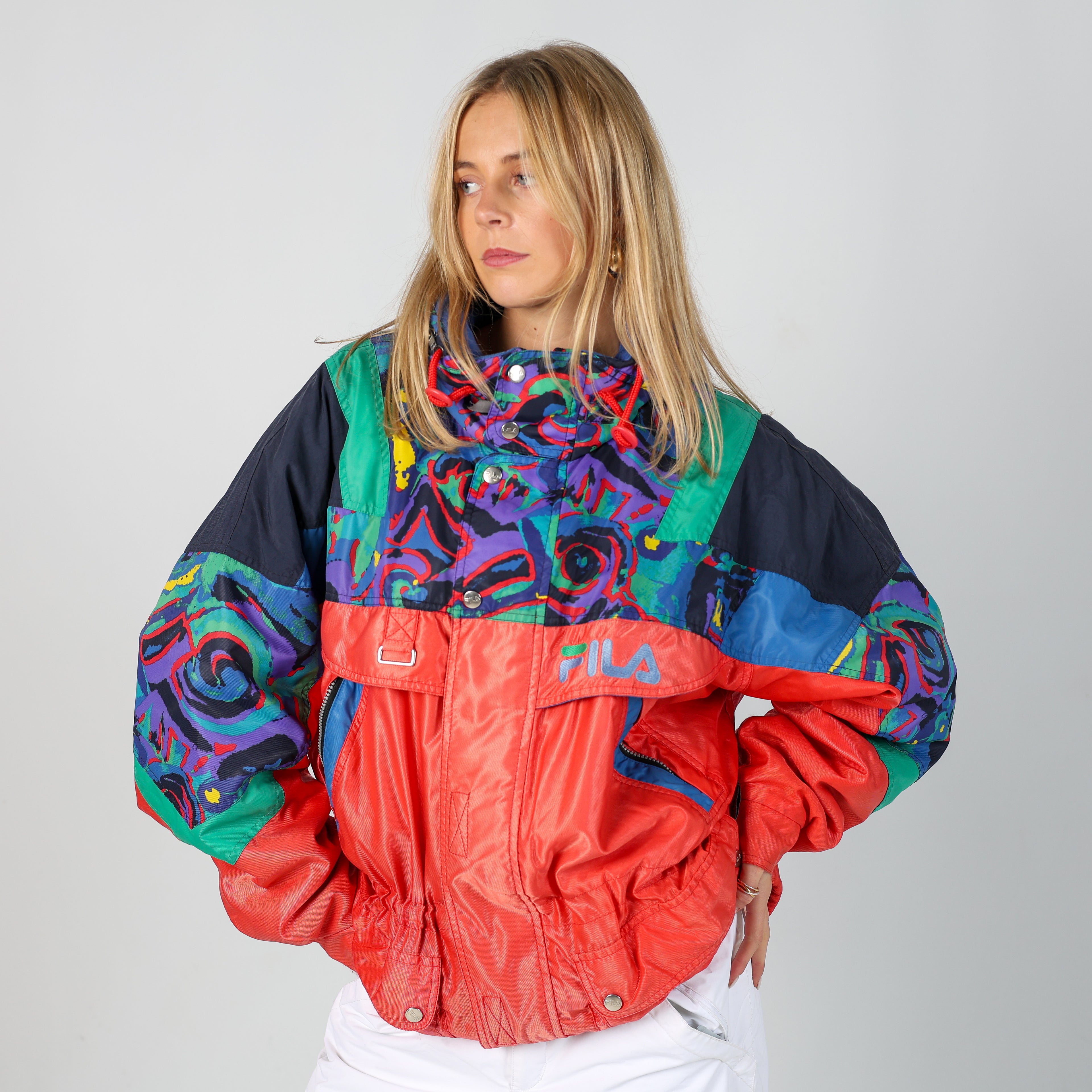 Red 80s Fila Ski Jacket  (M)