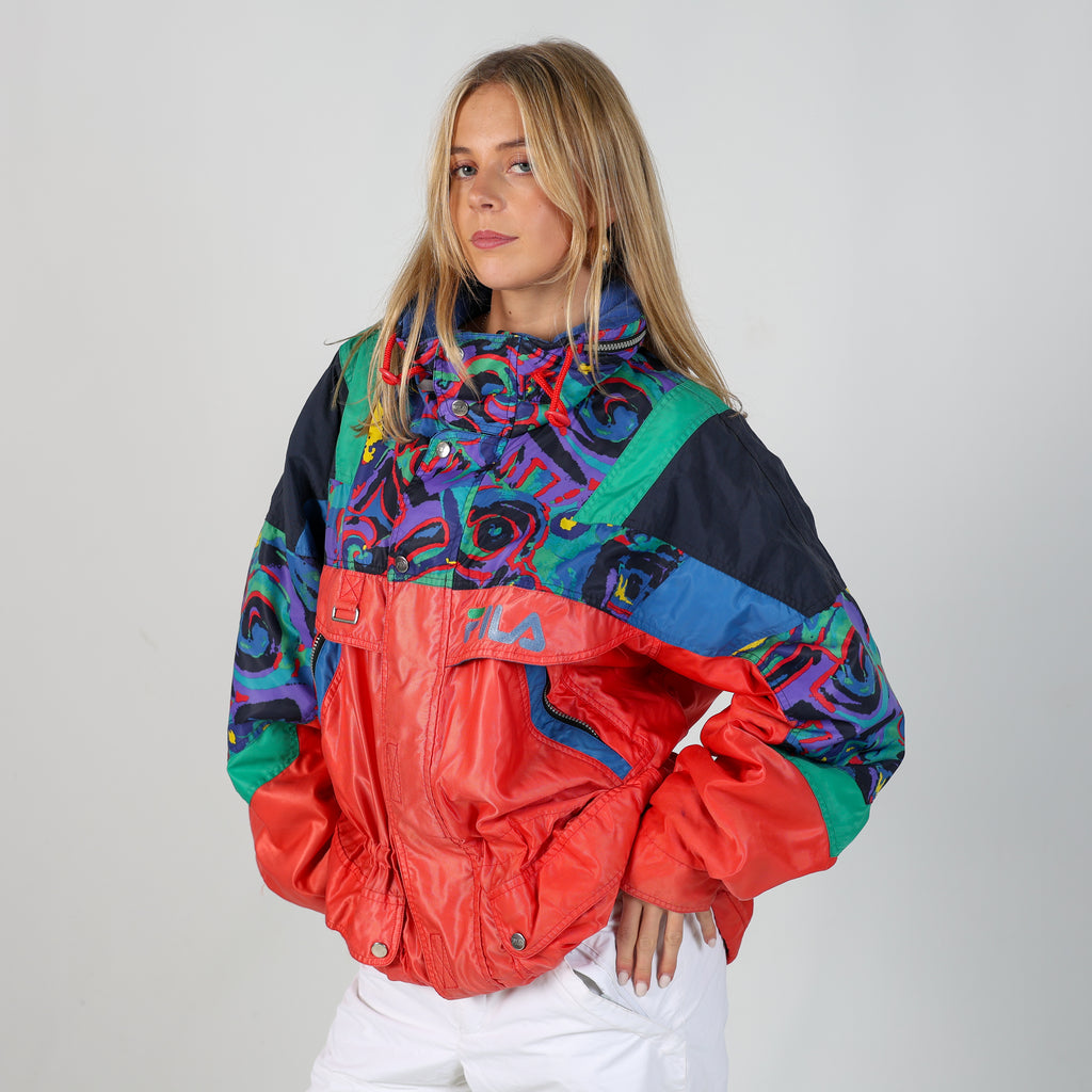 Red 80s Fila Ski Jacket  (M)