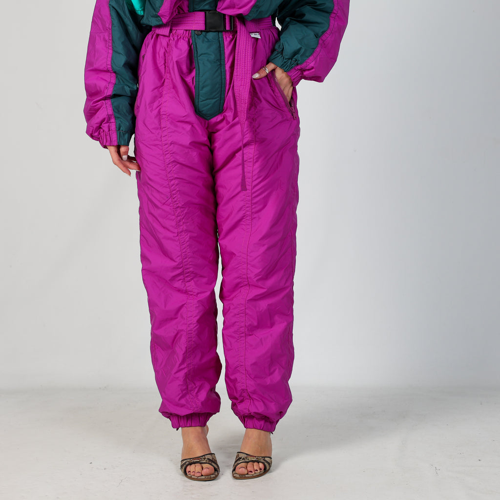 Purple 80s Creato in Italia Ski Suit  (L)
