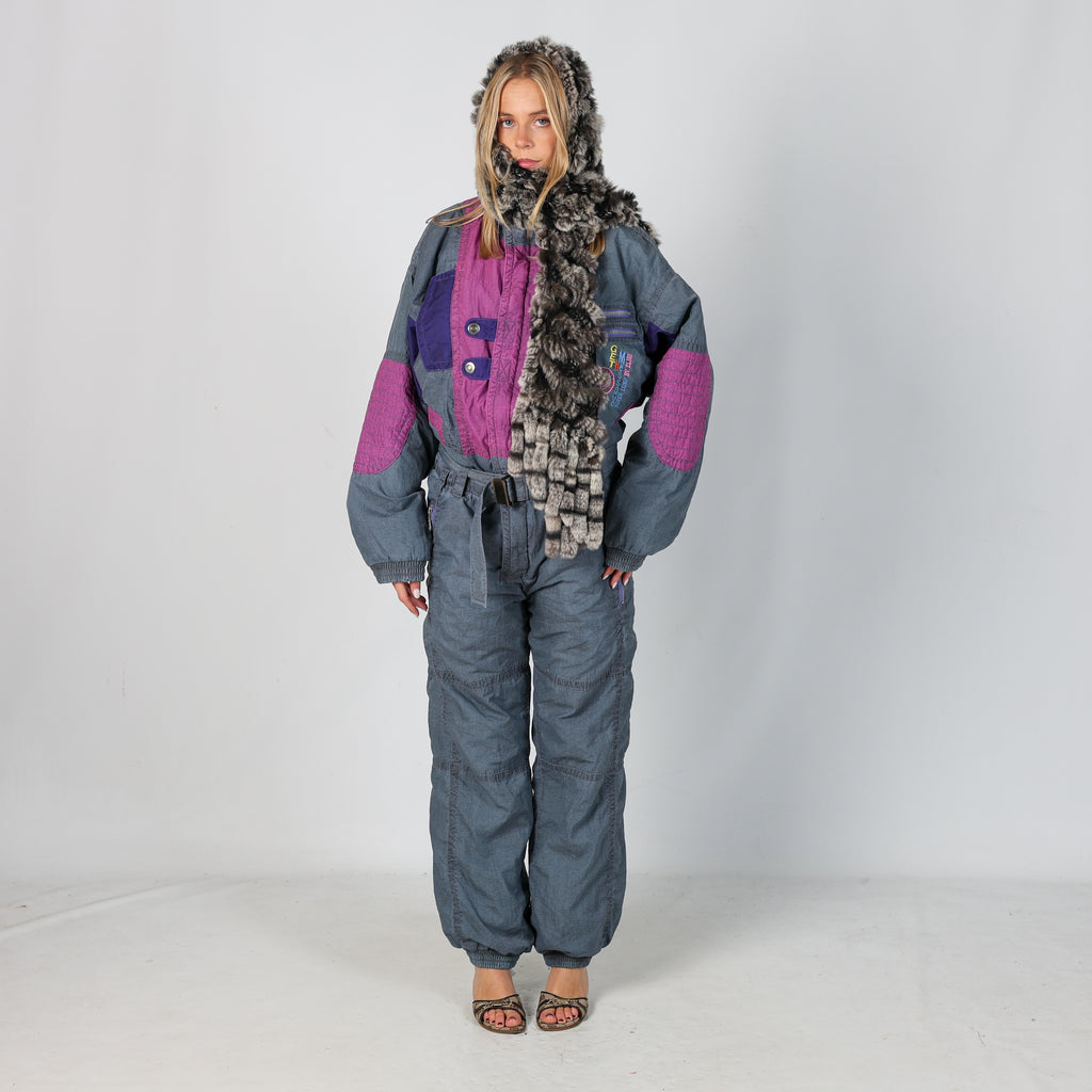 Grey 80s Elho Ski Suit  (M)