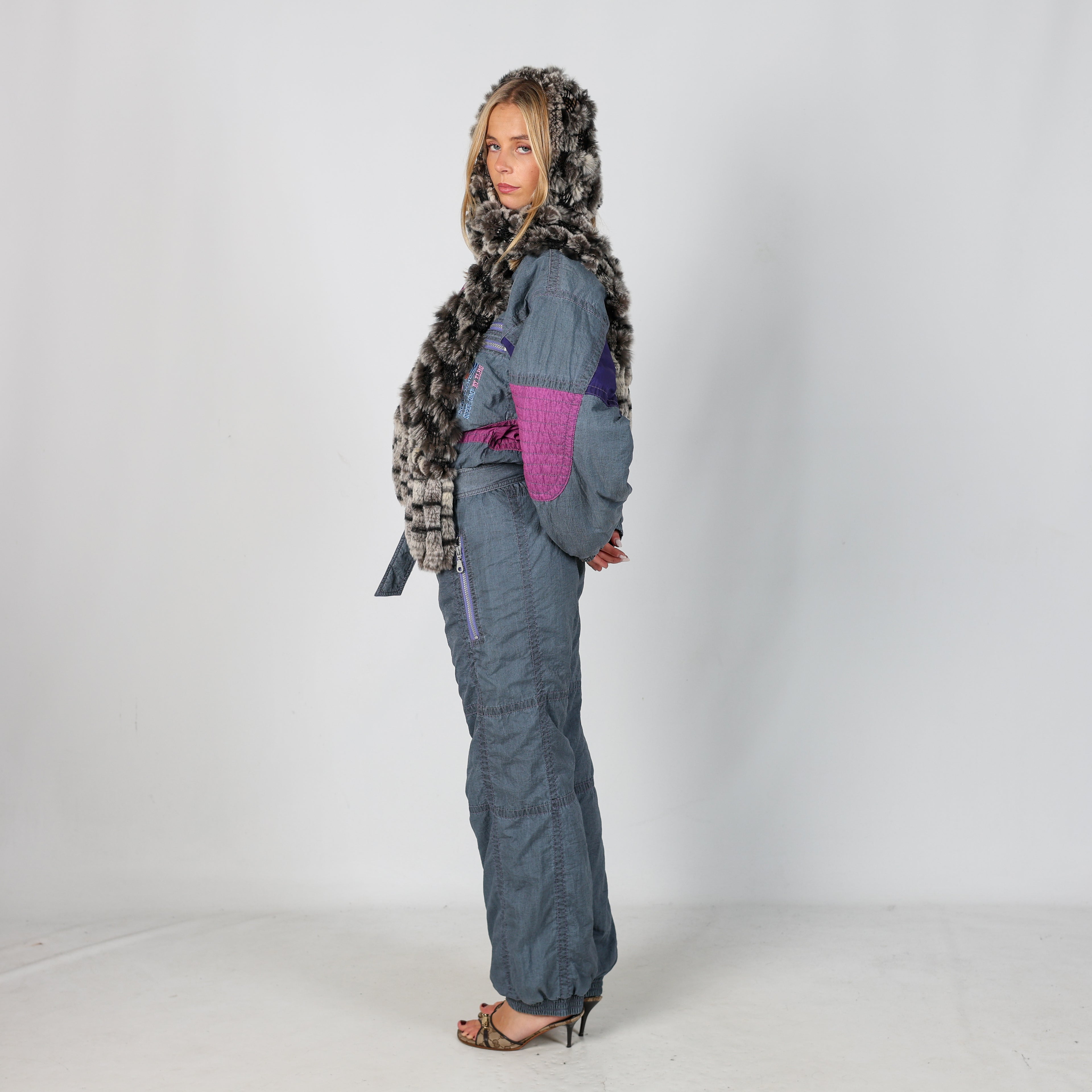 Grey 80s Elho Ski Suit  (M)