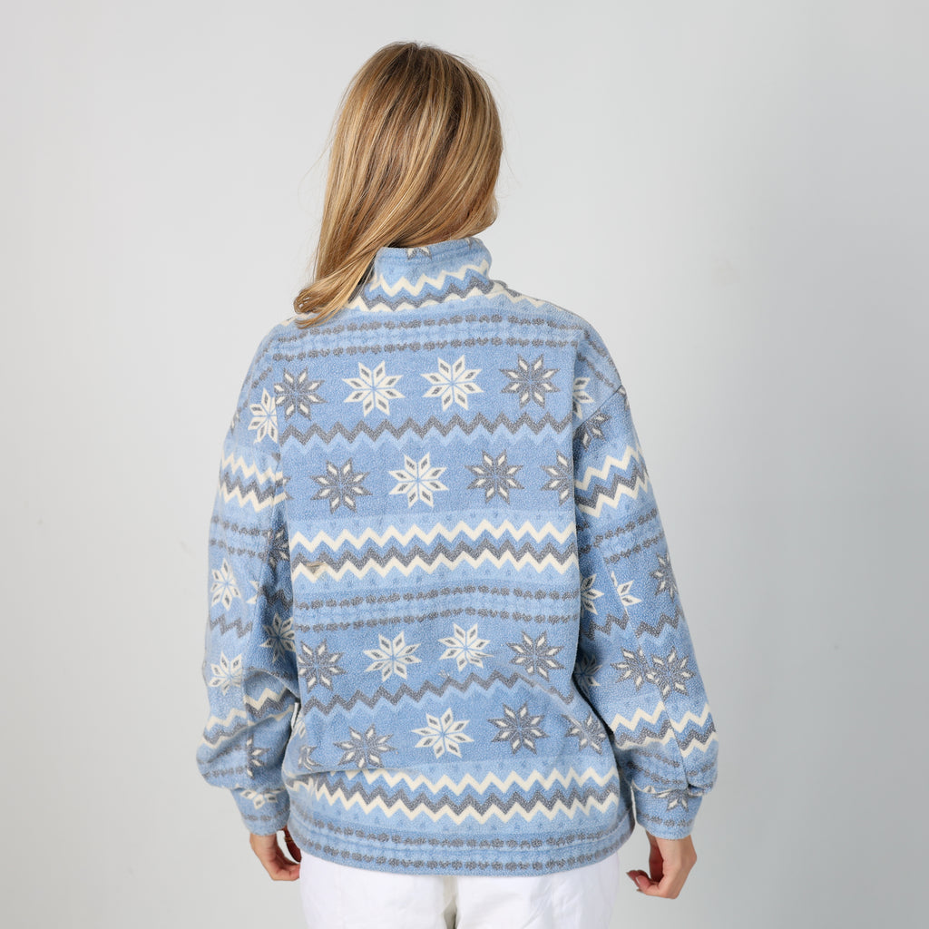 Light Blue 80s Australian Force Karma Ski Fleece  (M)