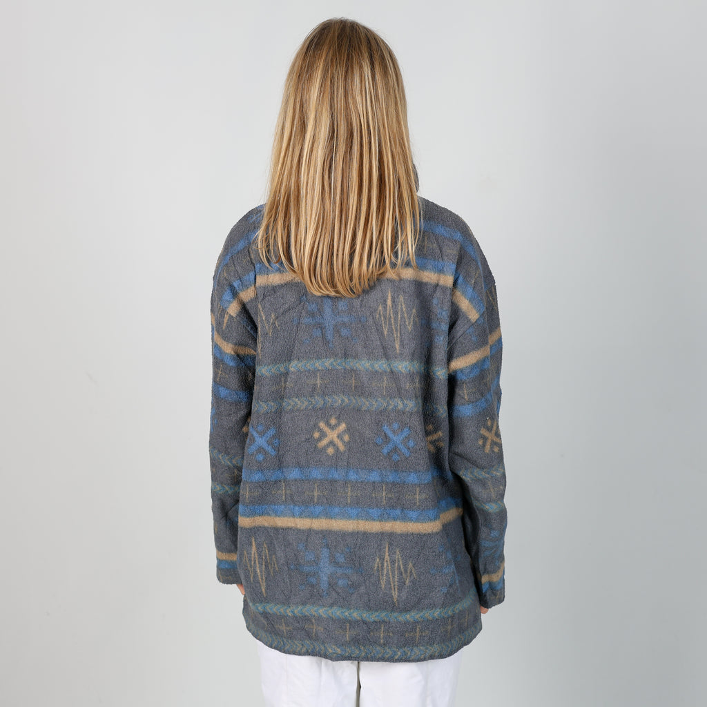 Grey 80s 2nd Impulse Ski Fleece  (M)