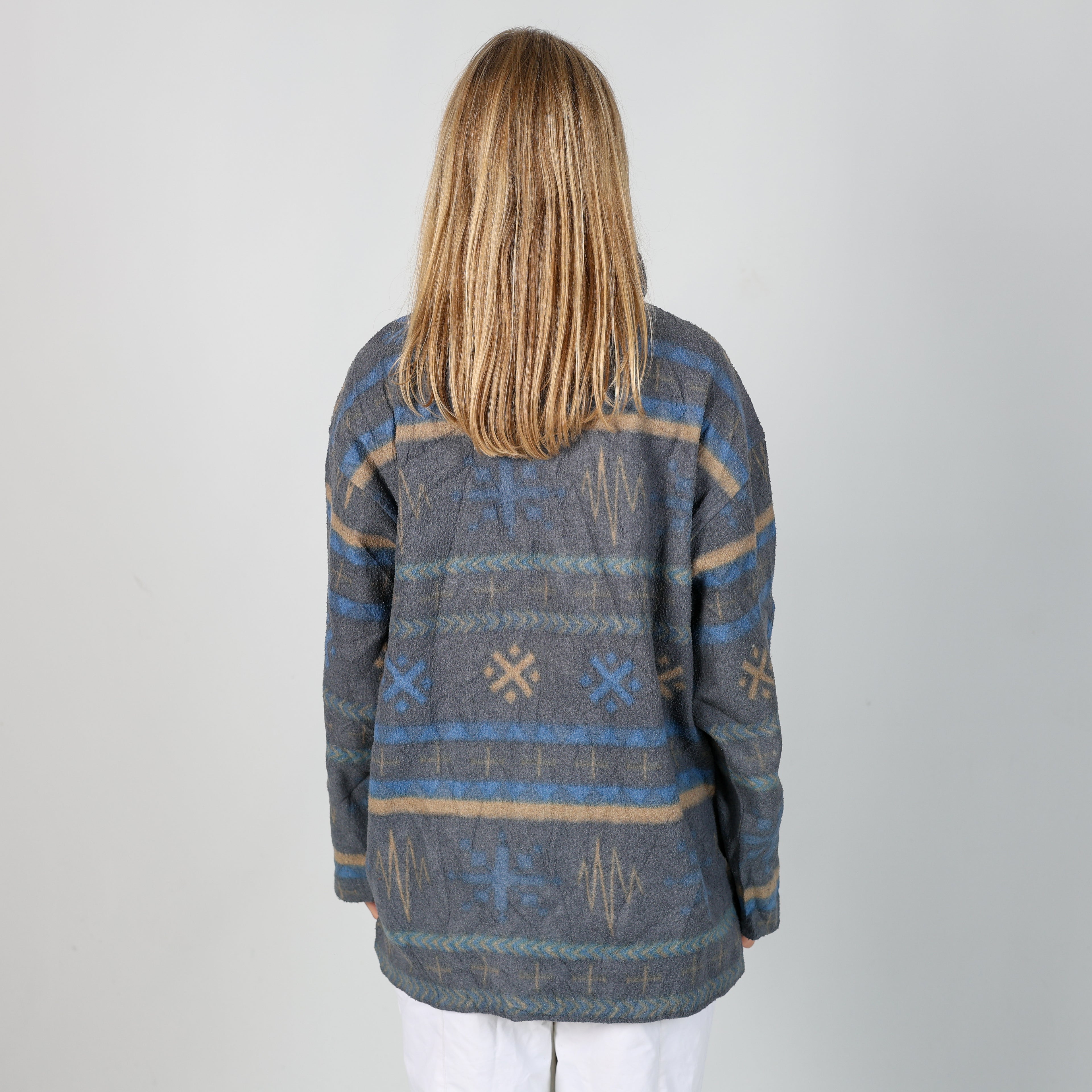 Grey 80s 2nd Impulse Ski Fleece  (M)