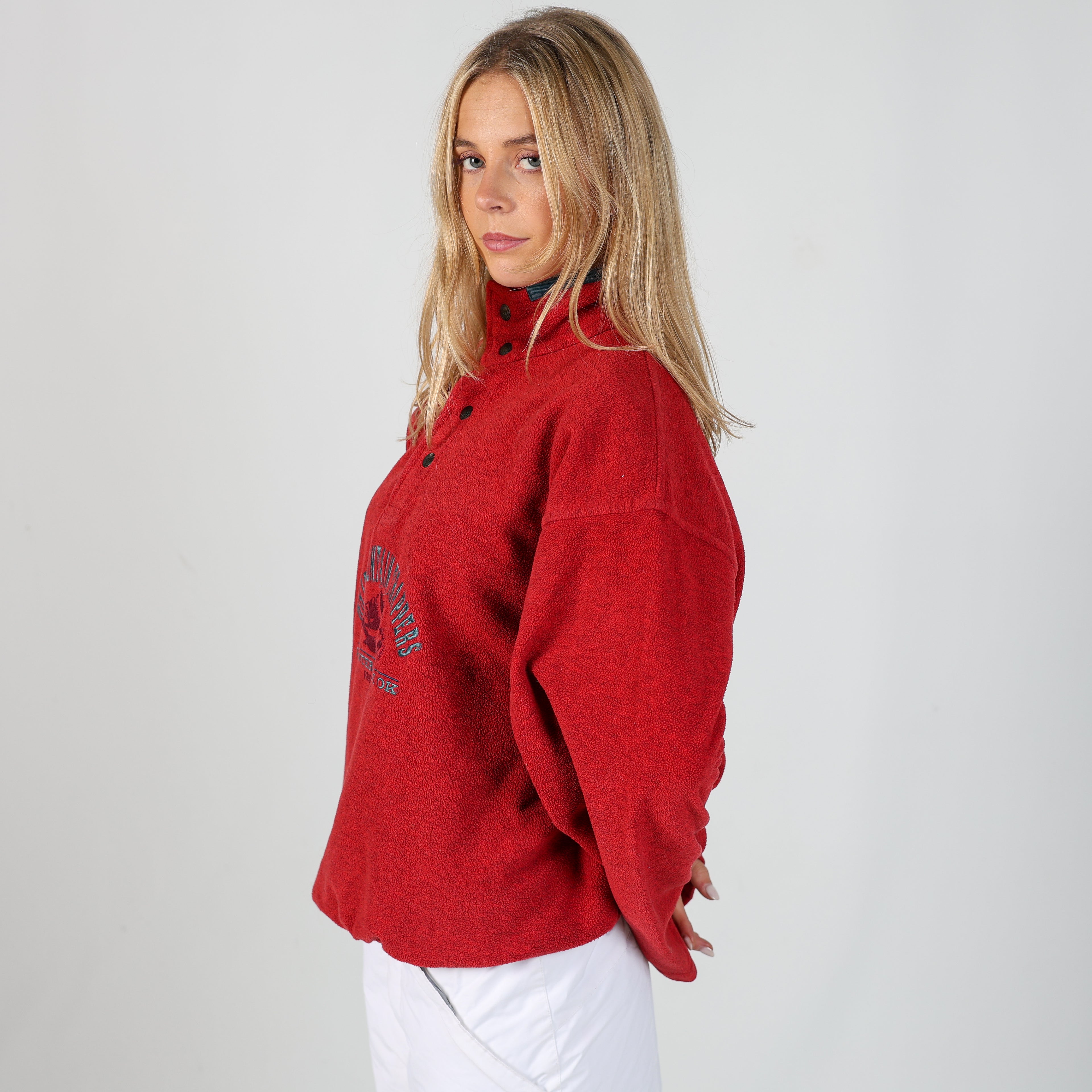 Red 90s Rodrigo Ski Fleece  (M)