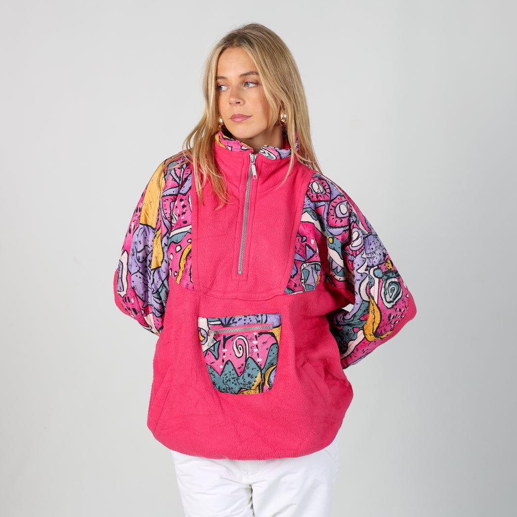 Pink 90s Etirel Ski Fleece  (S)